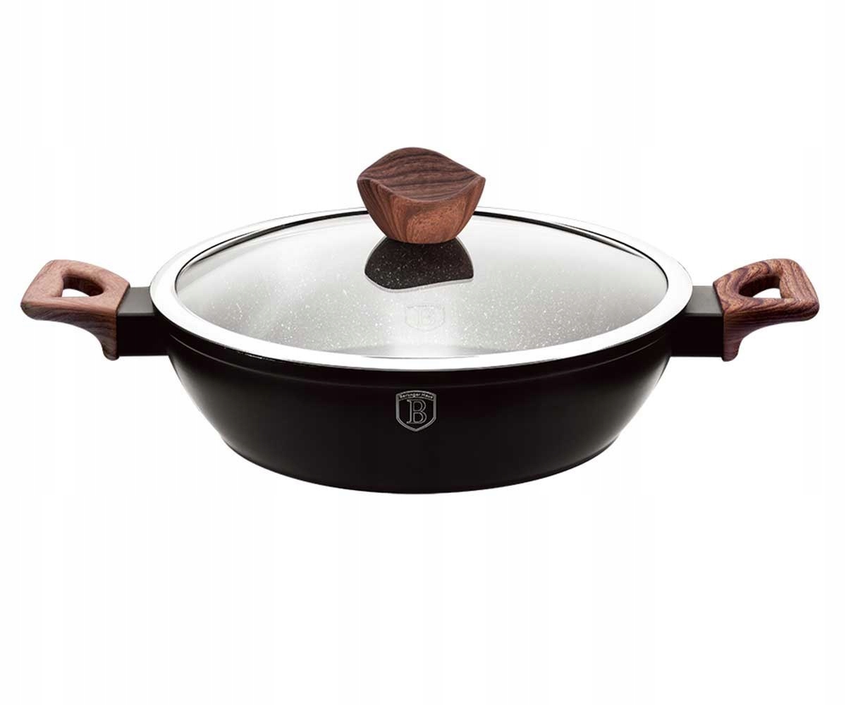 BH-1739 - Žemas vazonas 28 cm Berlinger Haus Ebony Rosewood kolekcija