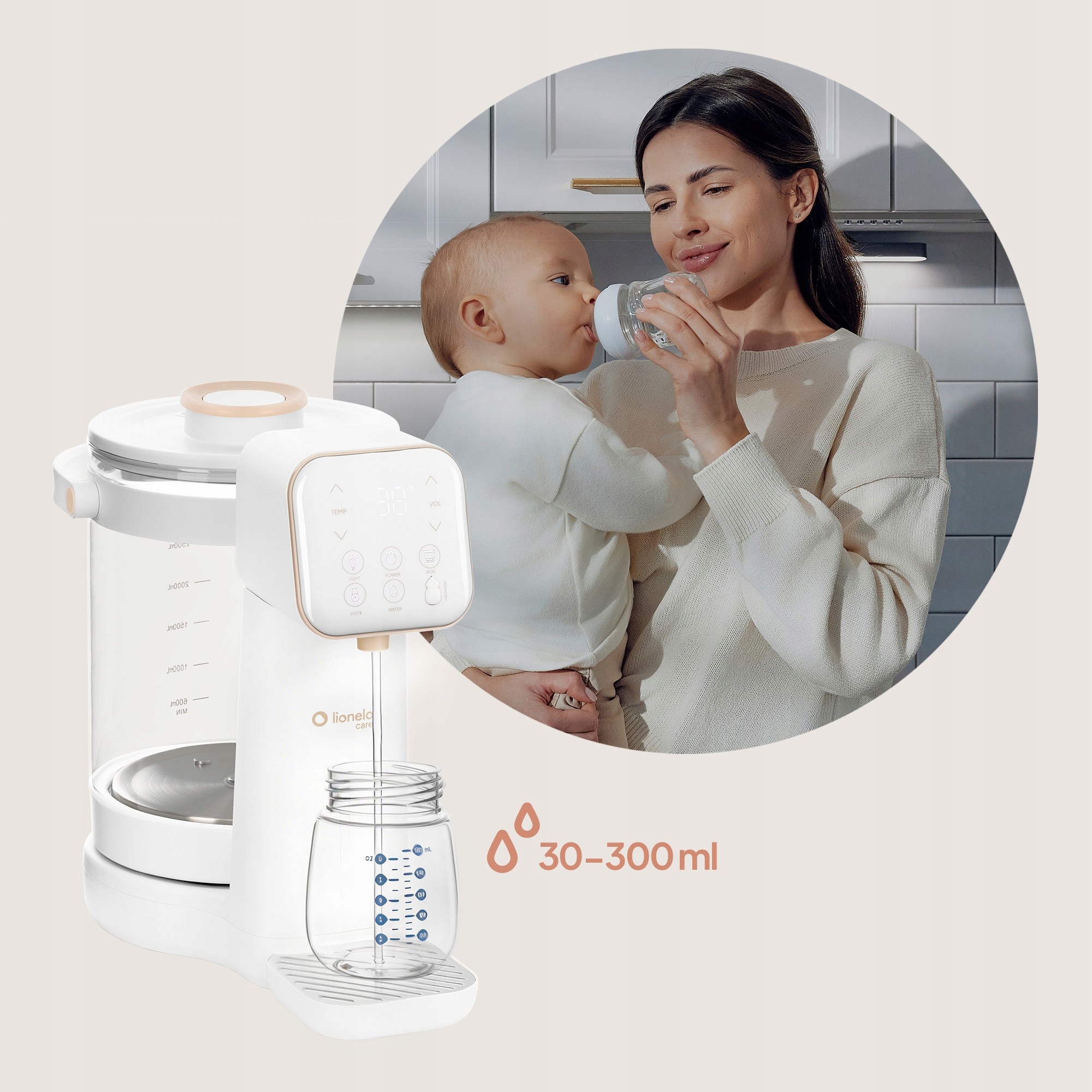 Lionelo Babypresto 2.0 pieno šildytuvas