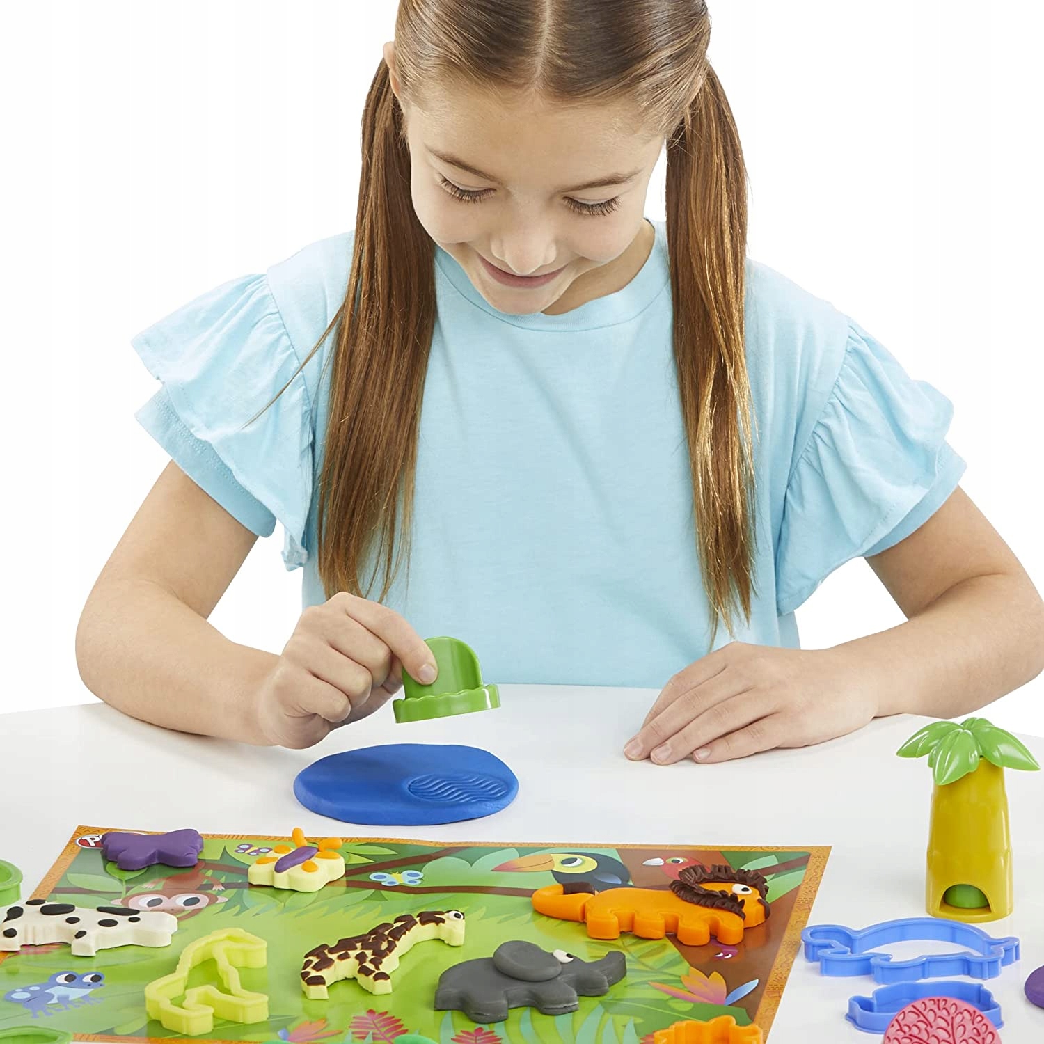 Play-Doh ciastolina žvėrių nuotykiai 10 tūbų