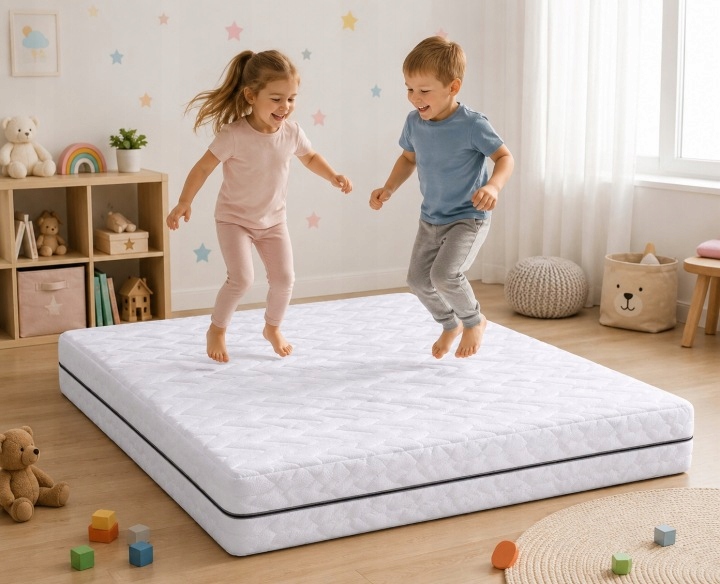 MTM Kids čiužinys 90x200x12cm kišeninis sveiki nugaros