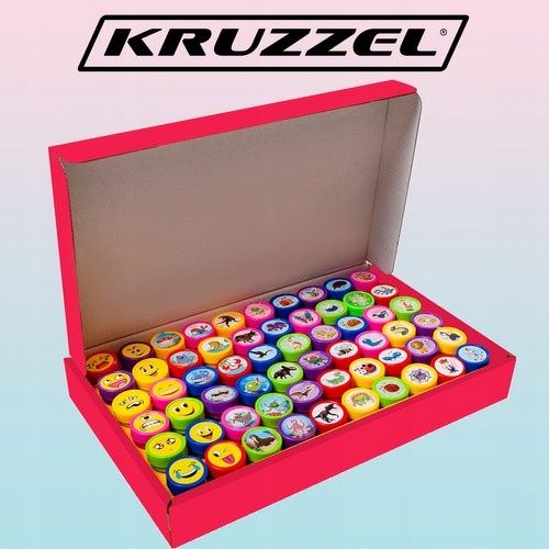 Kruzzel 60 spalvingų žymeklių gyvūnams