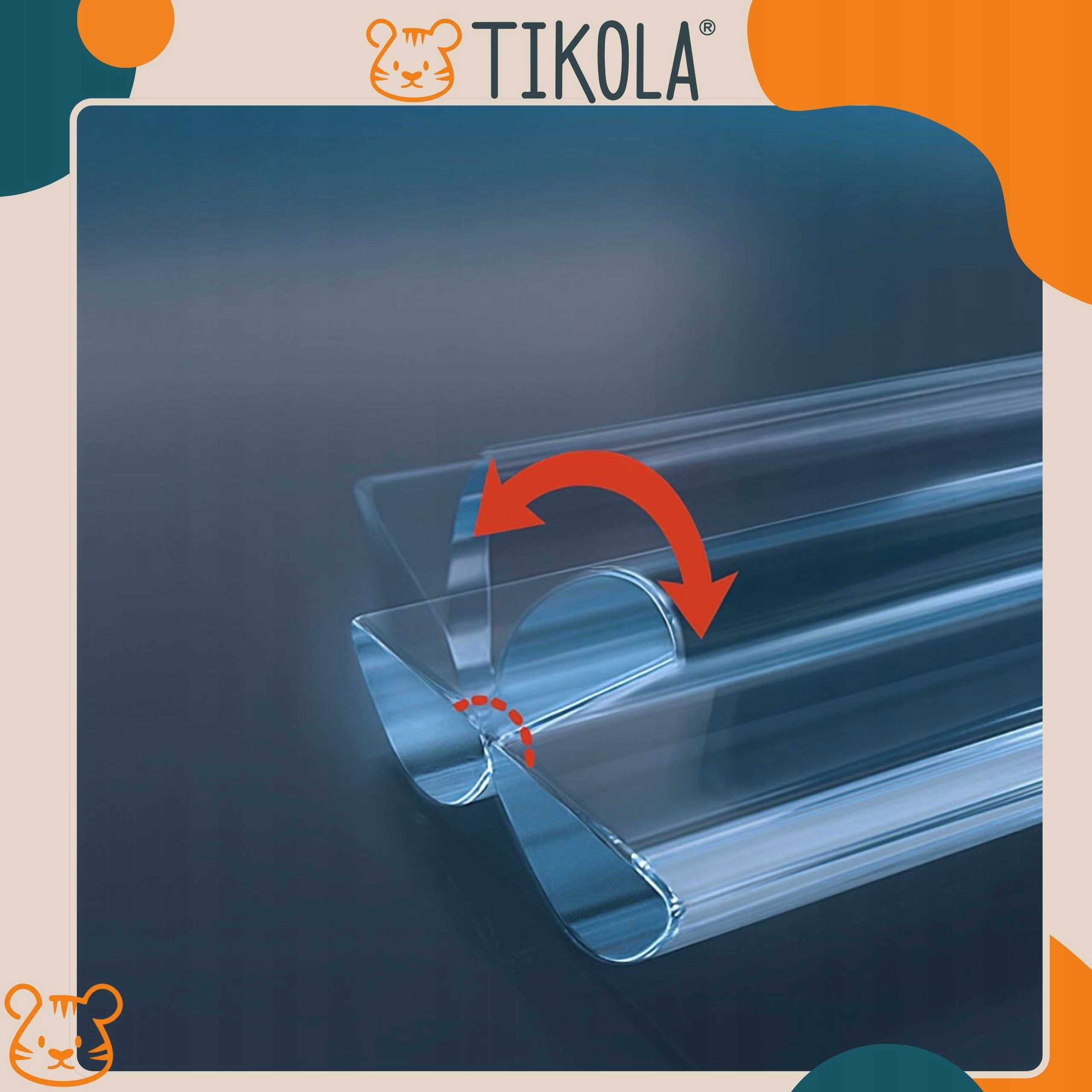 Tikola silikoninė briaunų apsauga stalo ir meblių 1 m