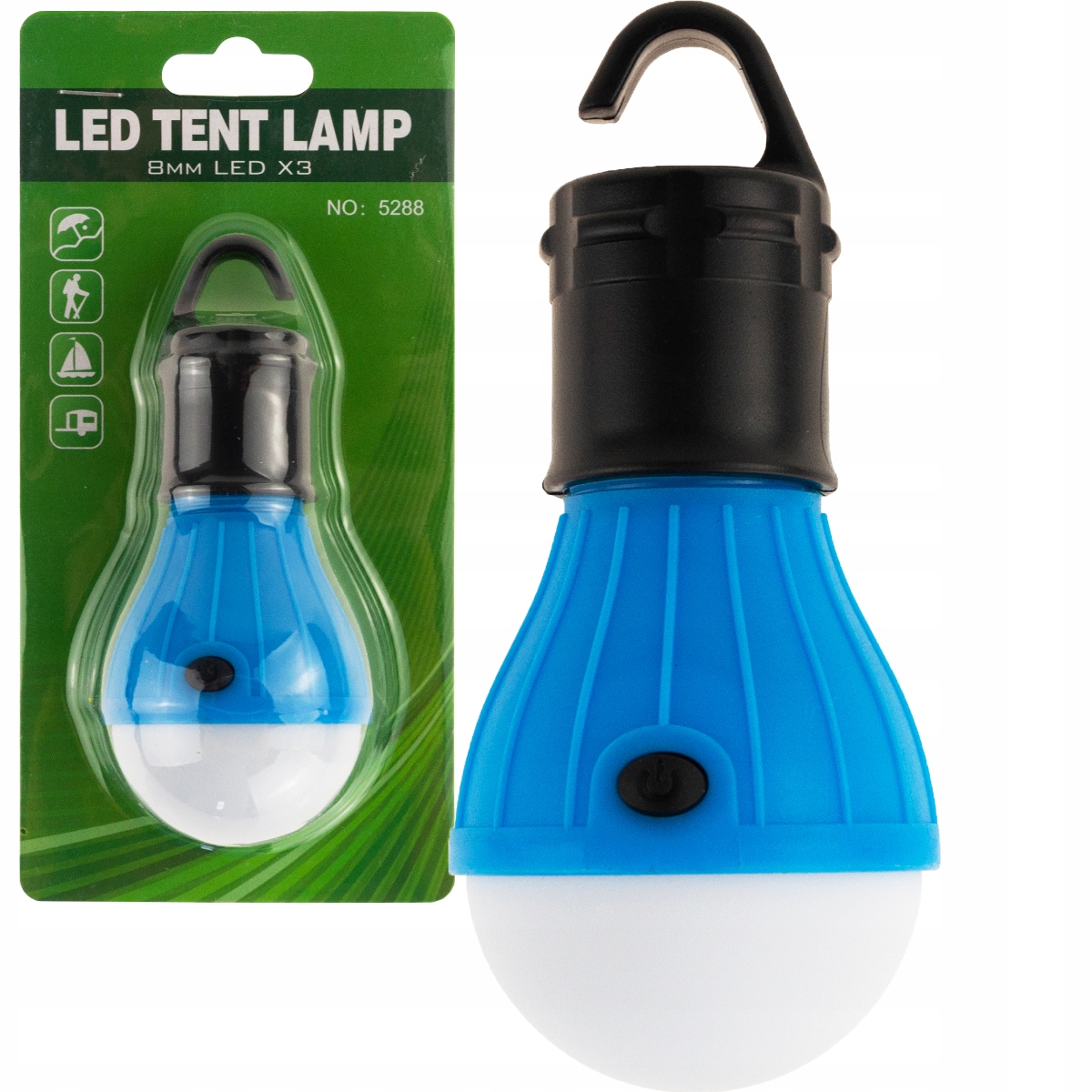 TOURIST CAMPING LAMP LED LEMPUTĖ SURVIVAL KEMPINGO PAlapinei