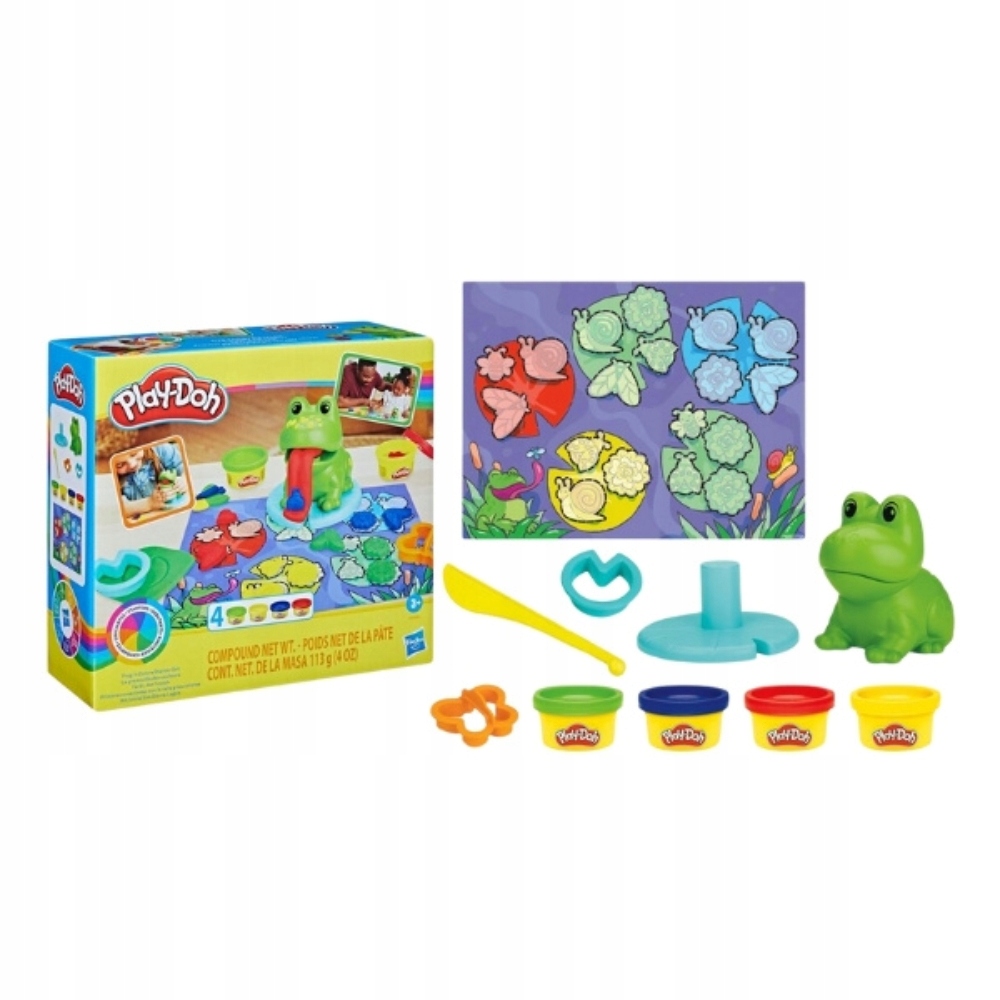 Hasbro Play-Doh pradinis žalias varlė rinkinys