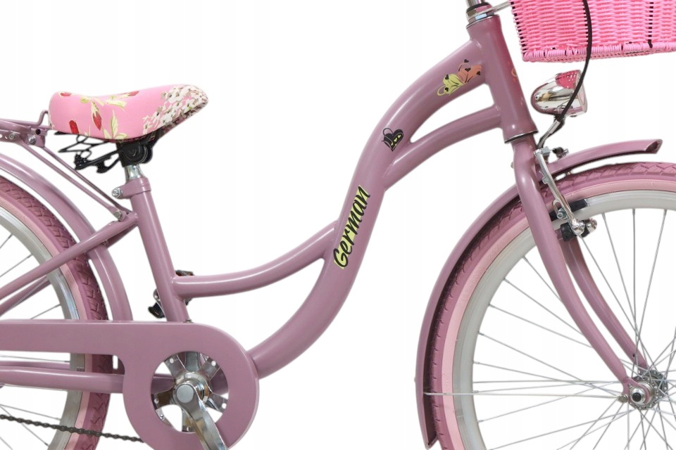 GRAŽUS HEATHER PURPURINIS DVIRAČIO 24 colių 1 GREITIO LILA 128-154 CM KREPŠELIS