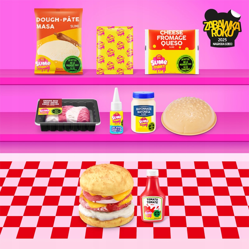 ZURU slime mart S1 burger masa plastyczna DIY