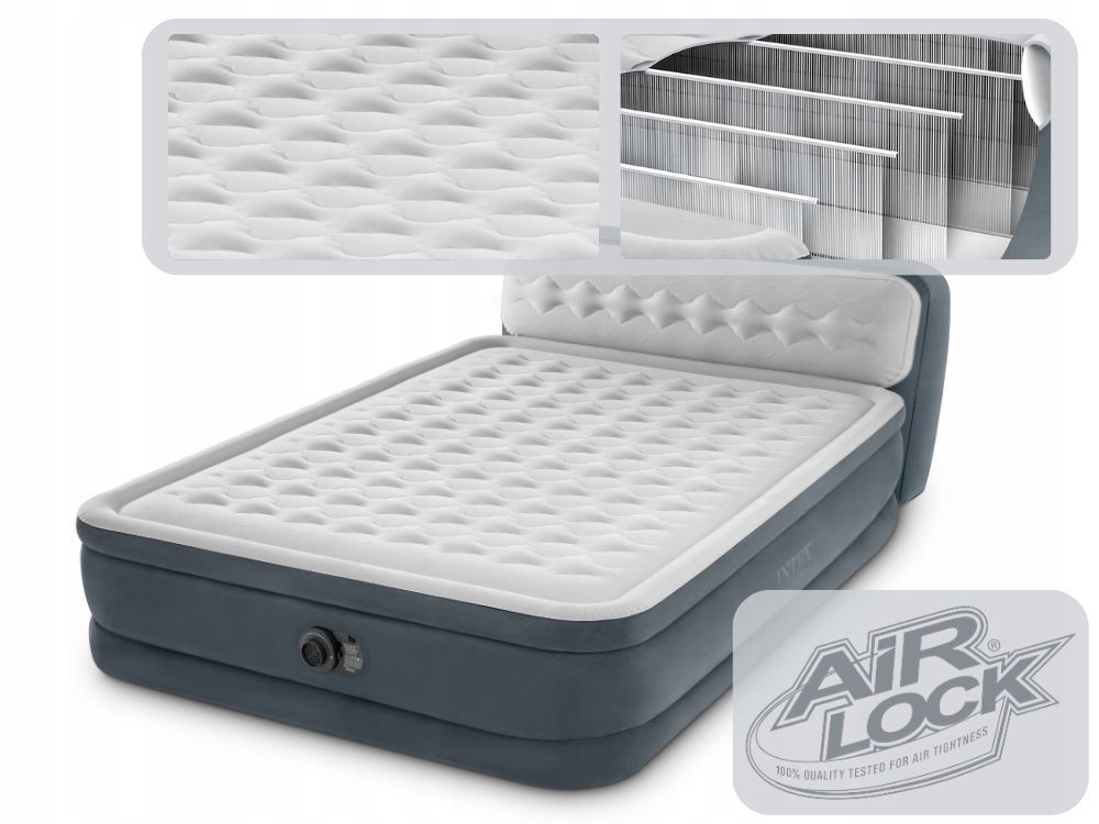 Intex dmuchanas lovas su pompa 230V