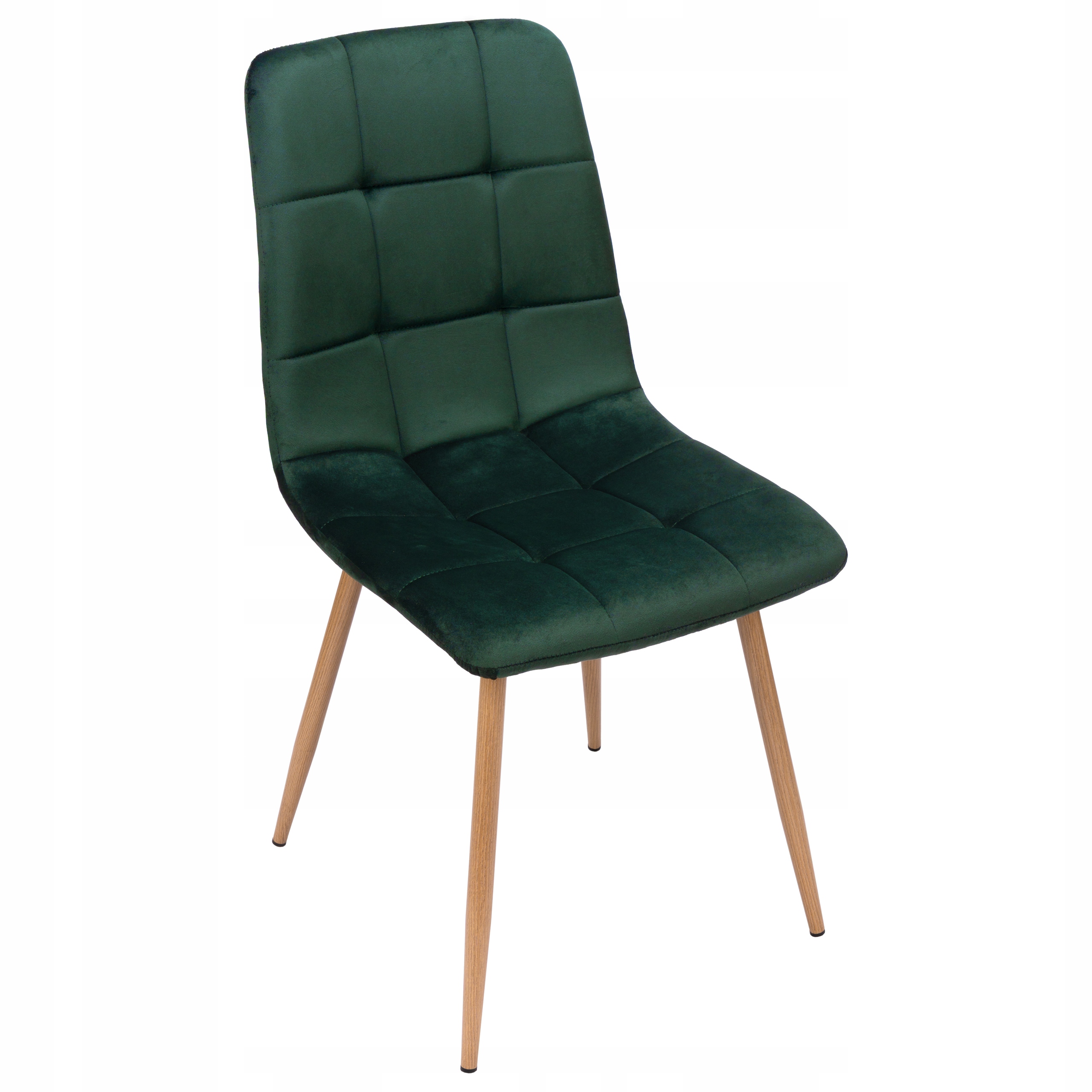GREEN METAL dygsniuota minkšta VELVETINĖ KĖDĖ SVETAINEI VALGOMUI
