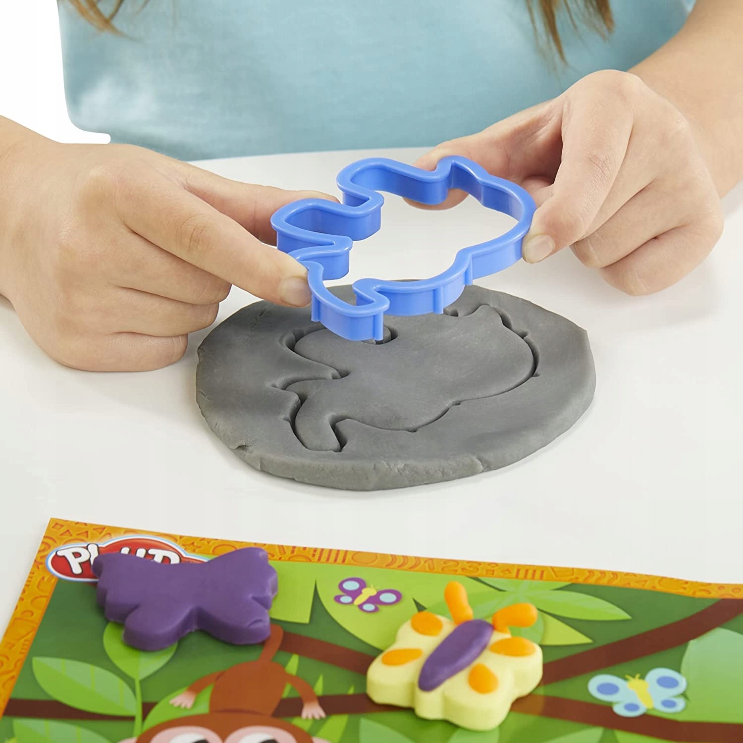 Play-Doh ciastolina žvėrių nuotykiai 10 tūbų
