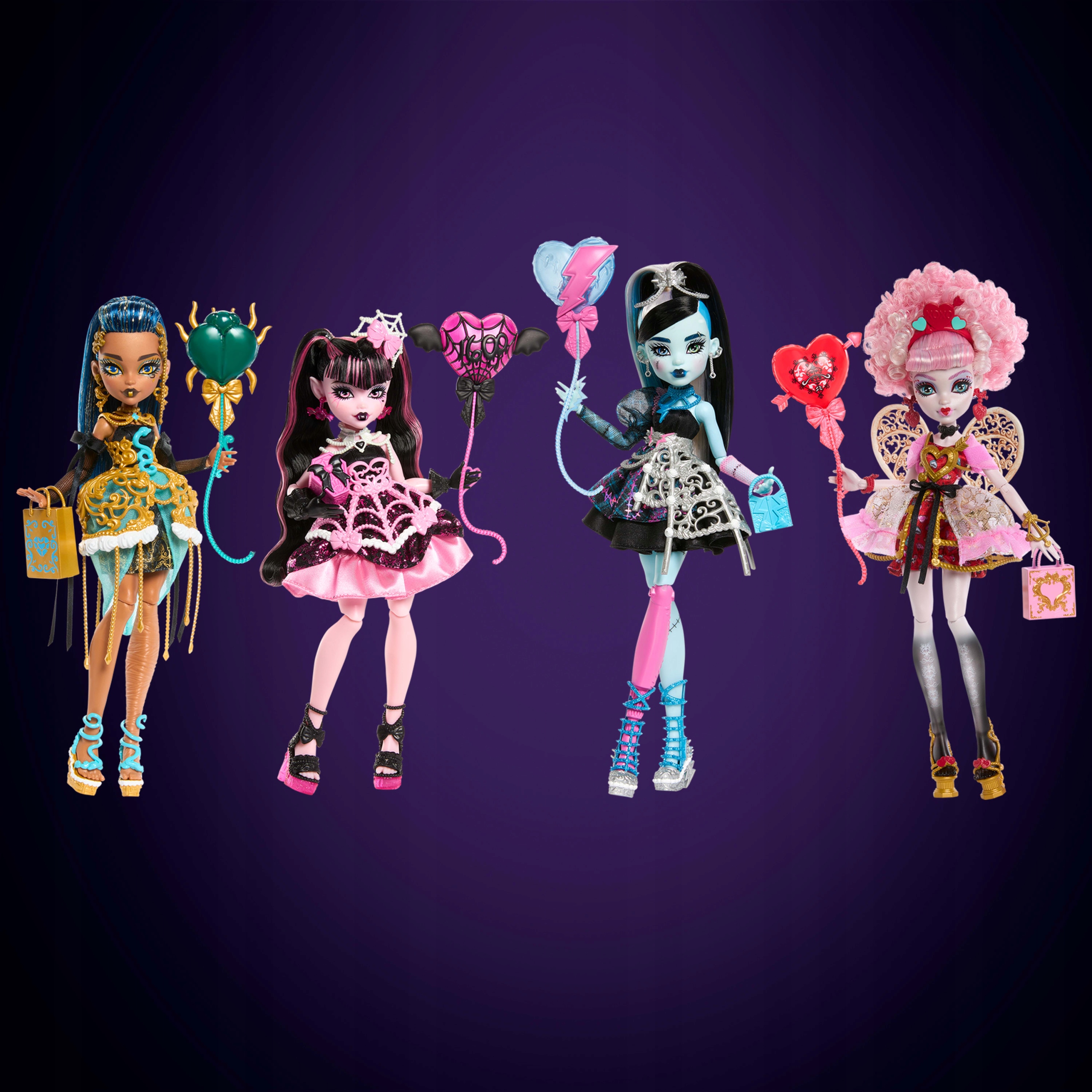 Monster High Draculaura balas lėlė 27 cm