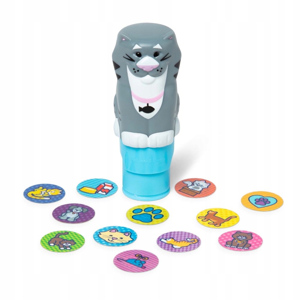 Melissa & Doug naklejki stempelek kot StickerWOW