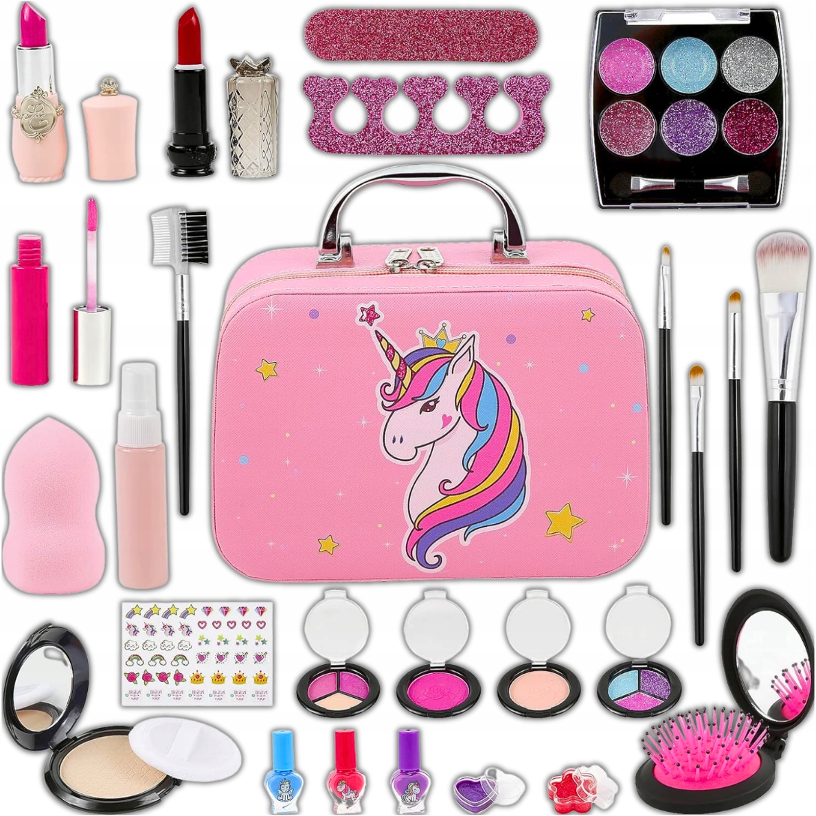 BOX COSMETICS NAGŲ MAKIAŽO RINKINYS VIENRAGIS VAIKAMS DOVANA