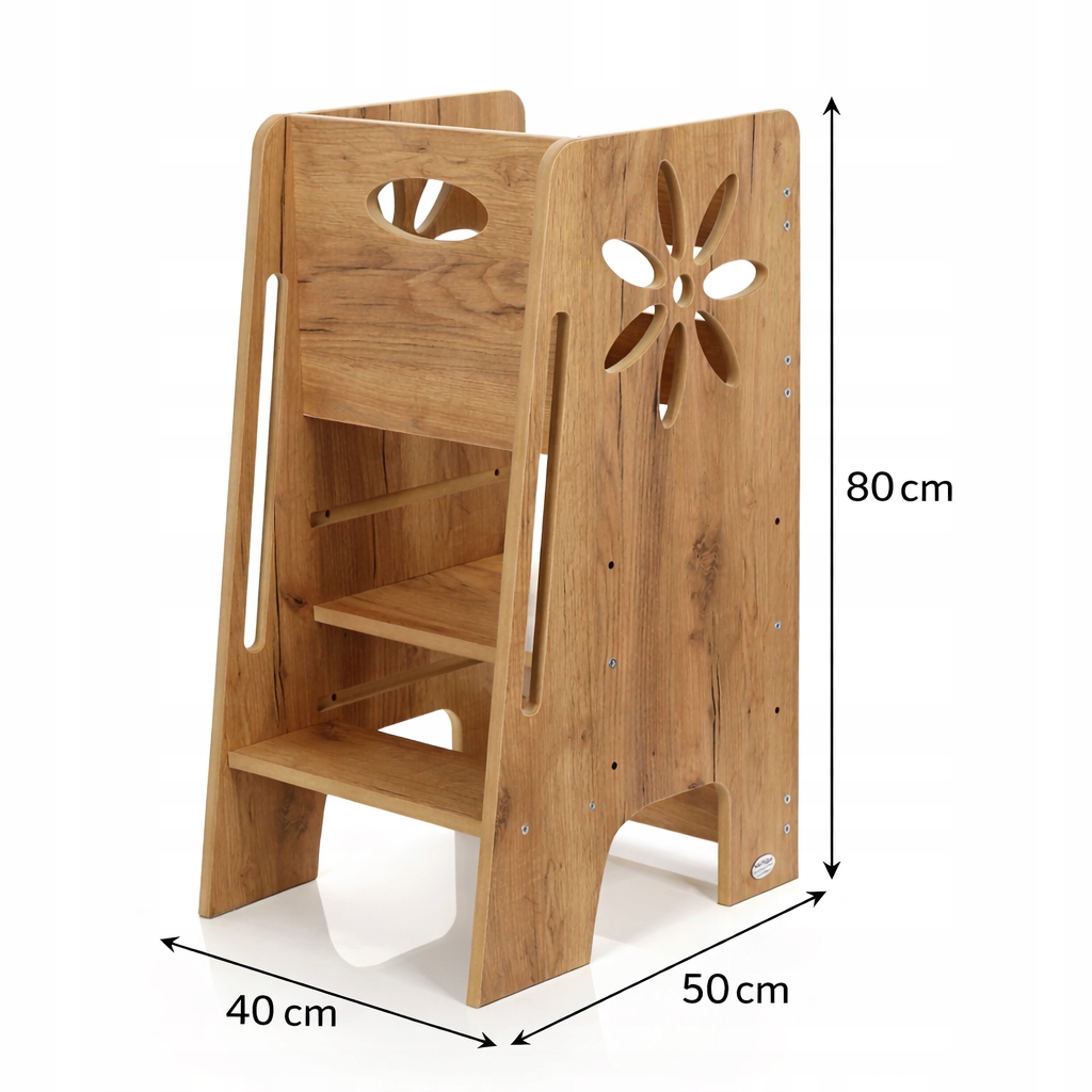 Kids Helper Kitchen Helper ąžuolinis virtuvės pagalbininkas KH-350