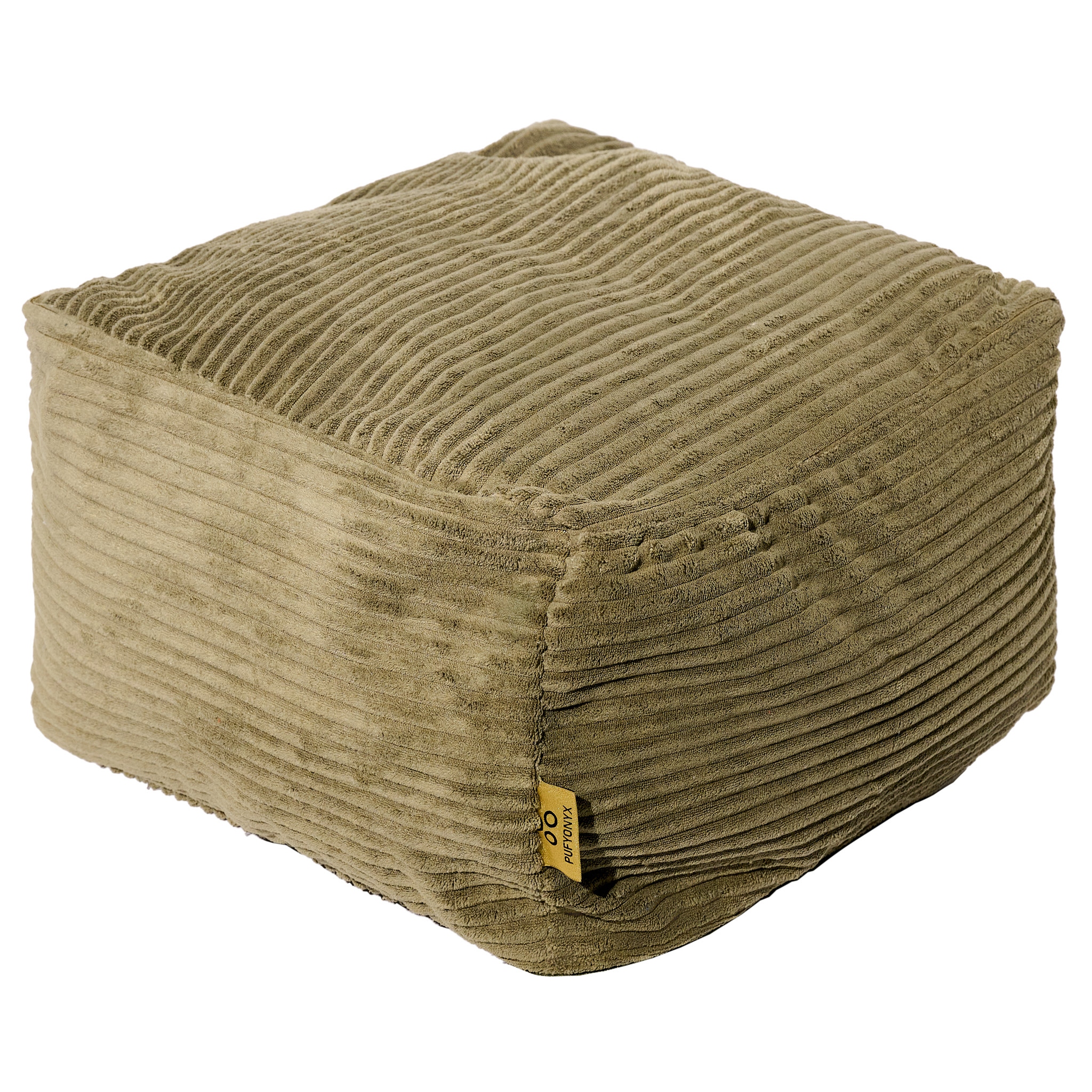 MODERNUS PUFF POUF SEAT 40 CM Kvadratas SVETAINEI MINKŠTAS PĖDŲ ATRAŠTAS