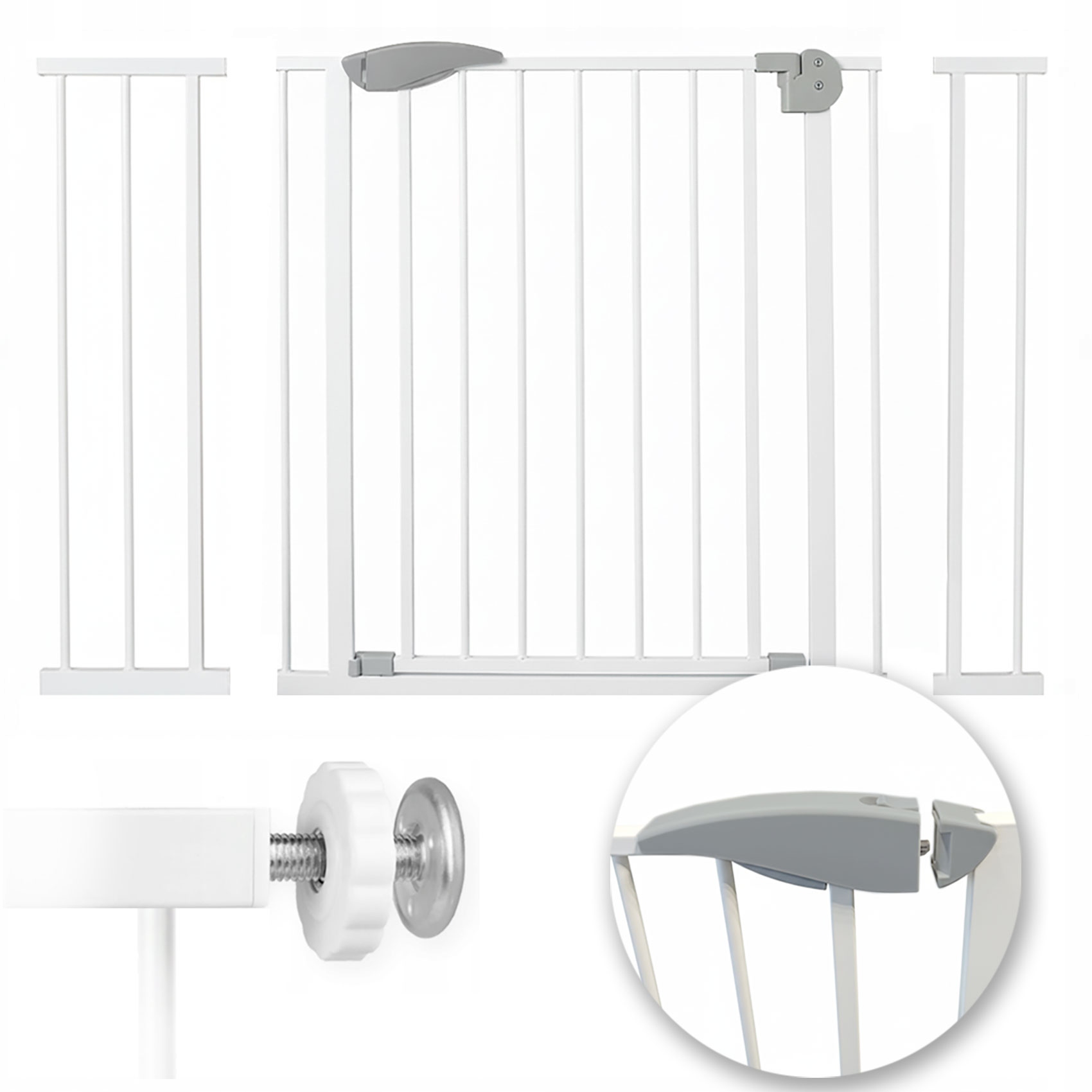 SEVERNO Kids apsauginė barjerka schodams 75-115 cm