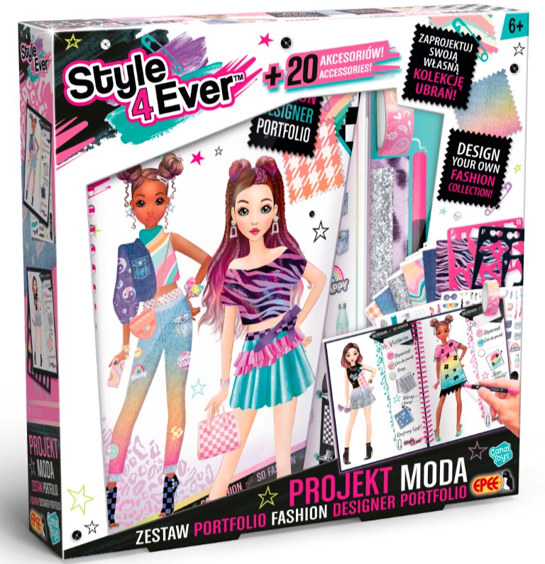 Epee projekt moda portfolio dla dzieci