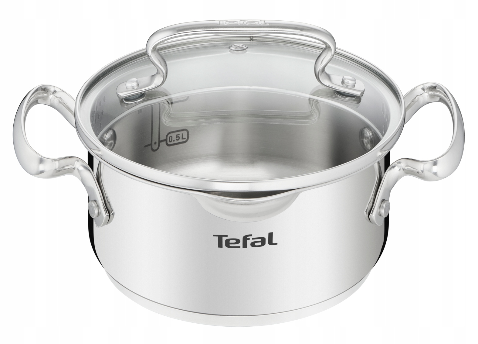 Puodas su dangteliu TEFAL Duetto+ 16cm, indukcinis, nerūdijantis plienas