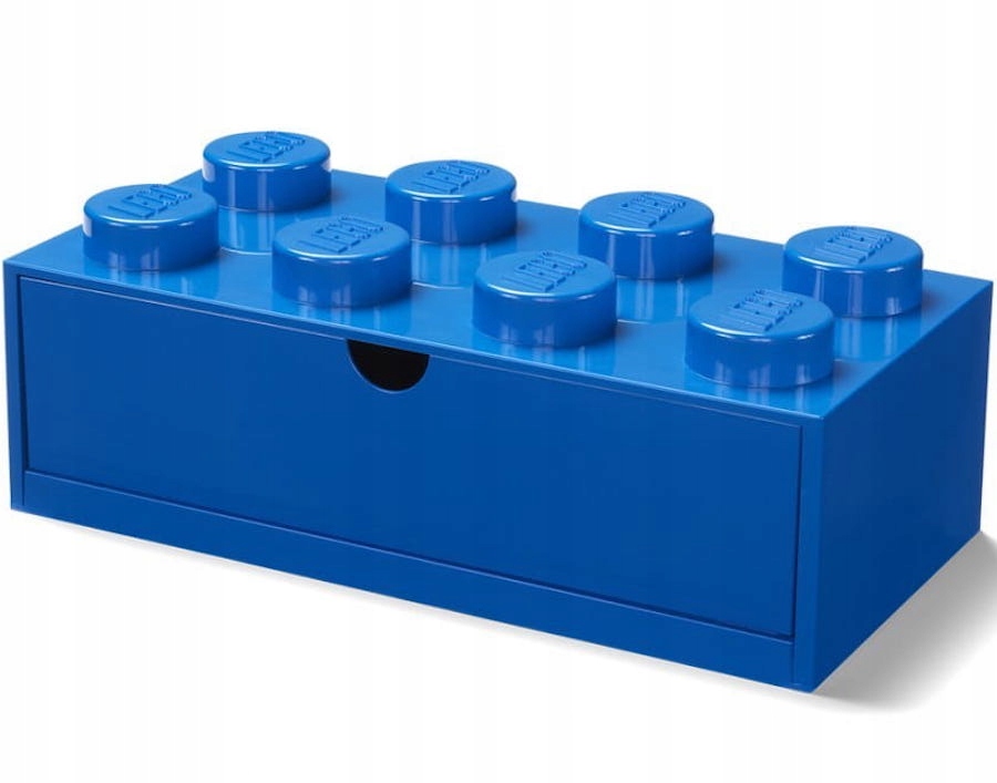 LEGO klocinių dėžutė 8 mėlyna darbastalio