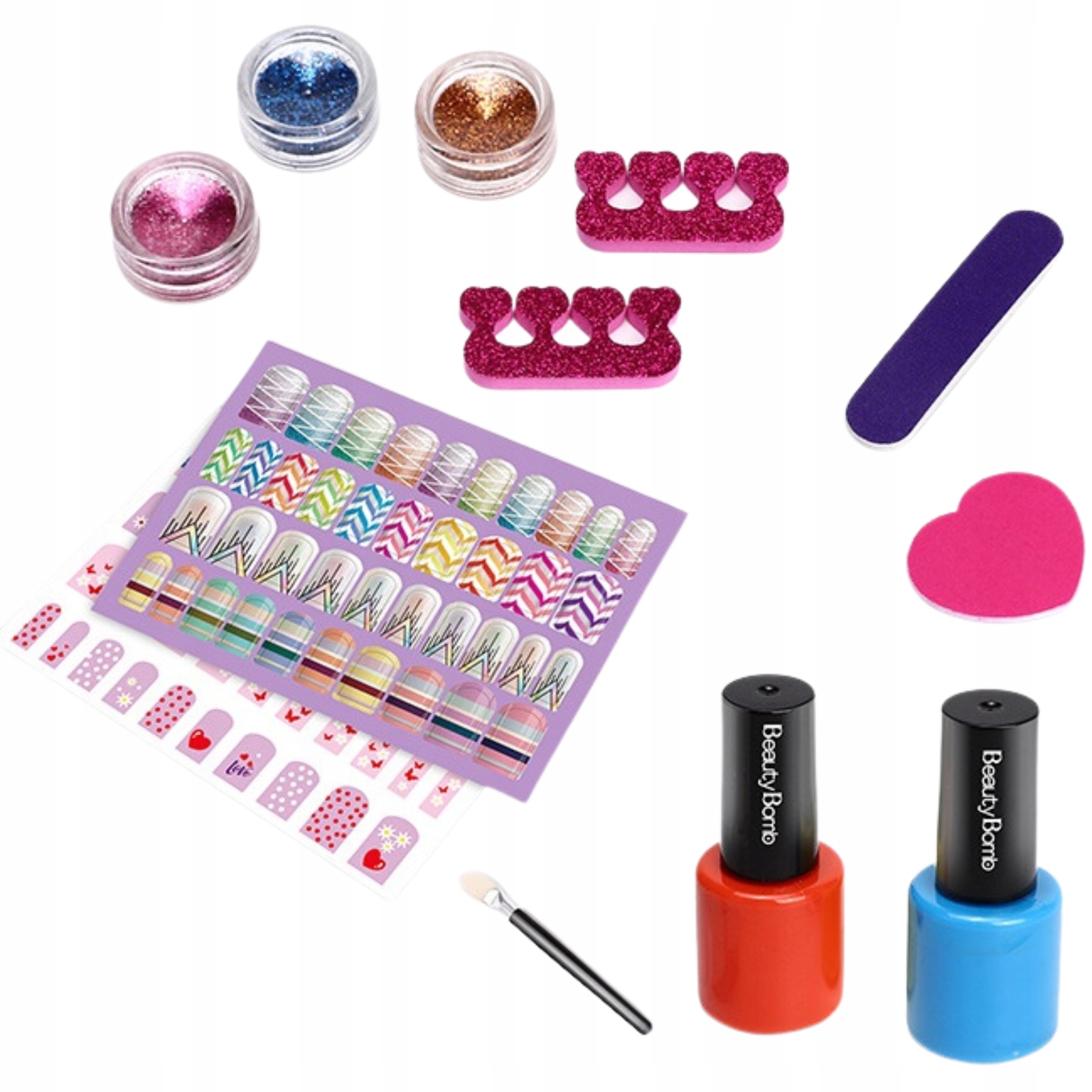 ProNice paznokčių dažymosi rinkinys su nagelių tipmais