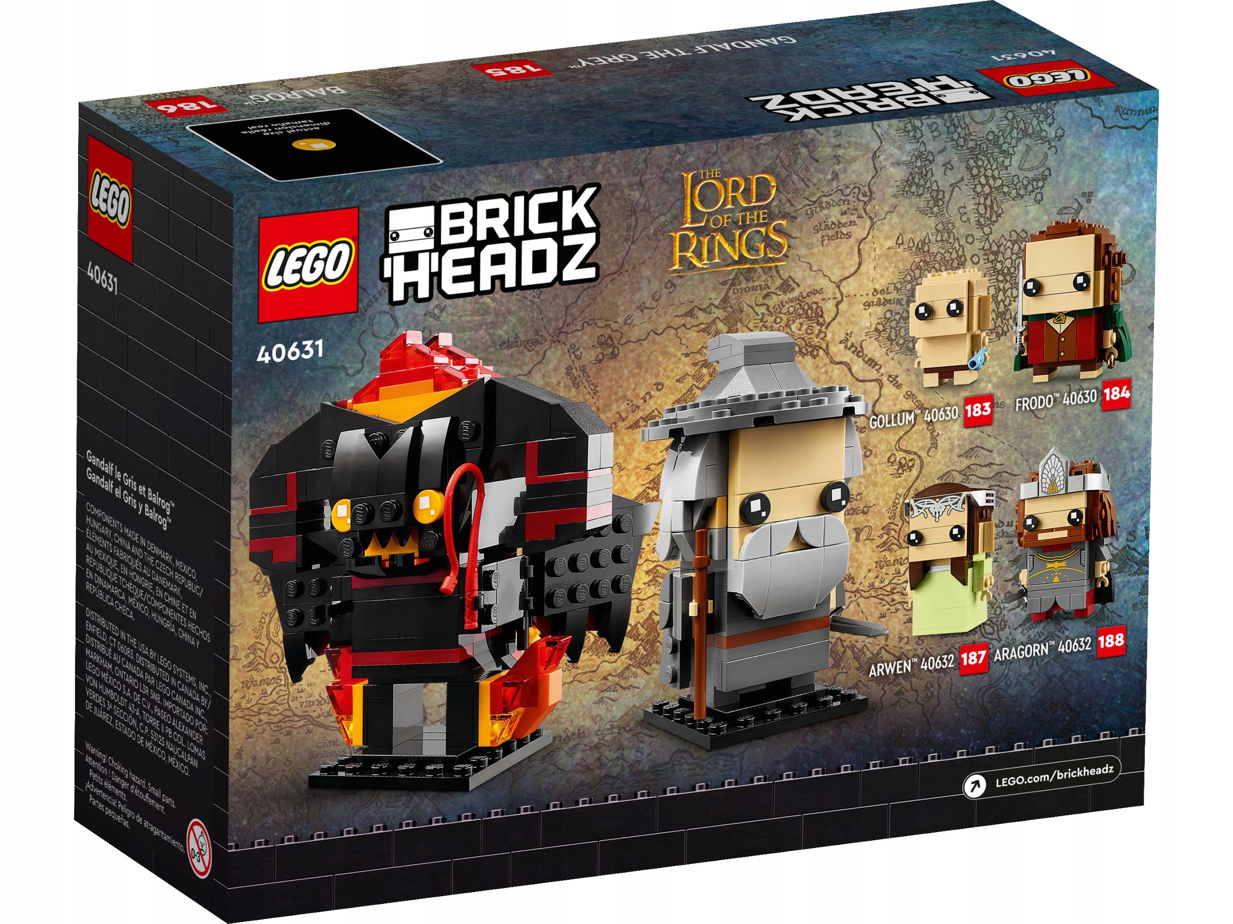 LEGO BrickHeadz 40631 Gandalfas Balrogas rinkinys