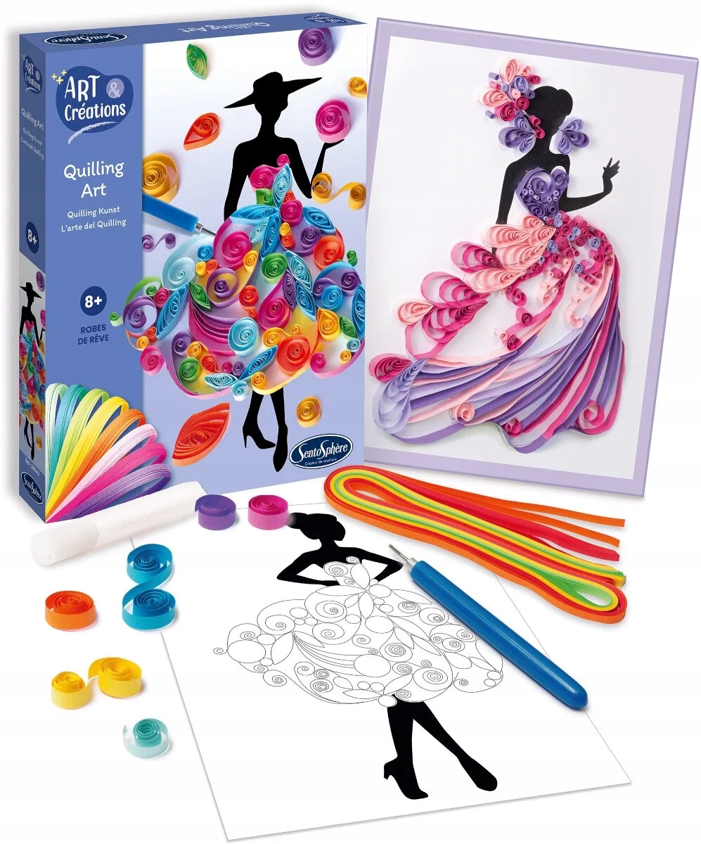 Sentosphere Quilling suknelės nuo 8 metų