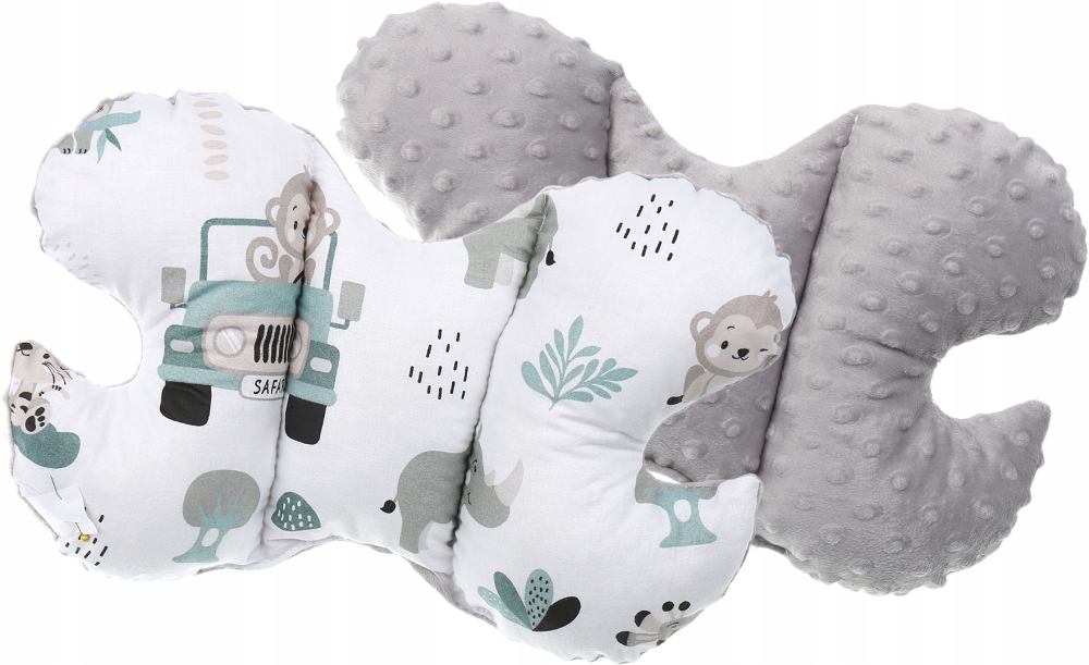 BABY COCOON NEST MINKY PIECE XXL BABYMAM RINKINYS, 7 ELEMENTAI.