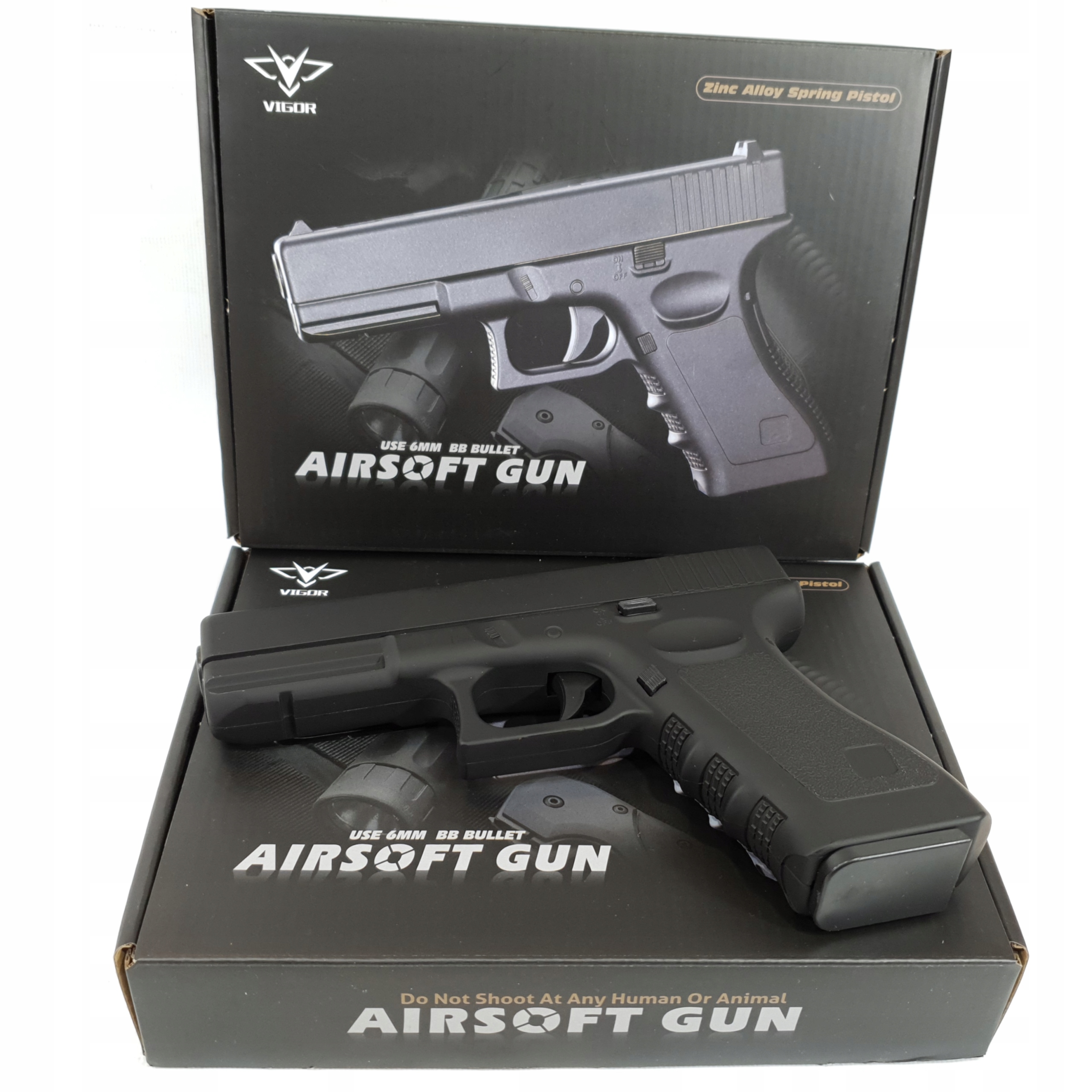 METALINIS BB GUN GUN GLOCK 17 BLACK ASG DIDŽIOJO IMITACINĖS GINKO KOPIJA