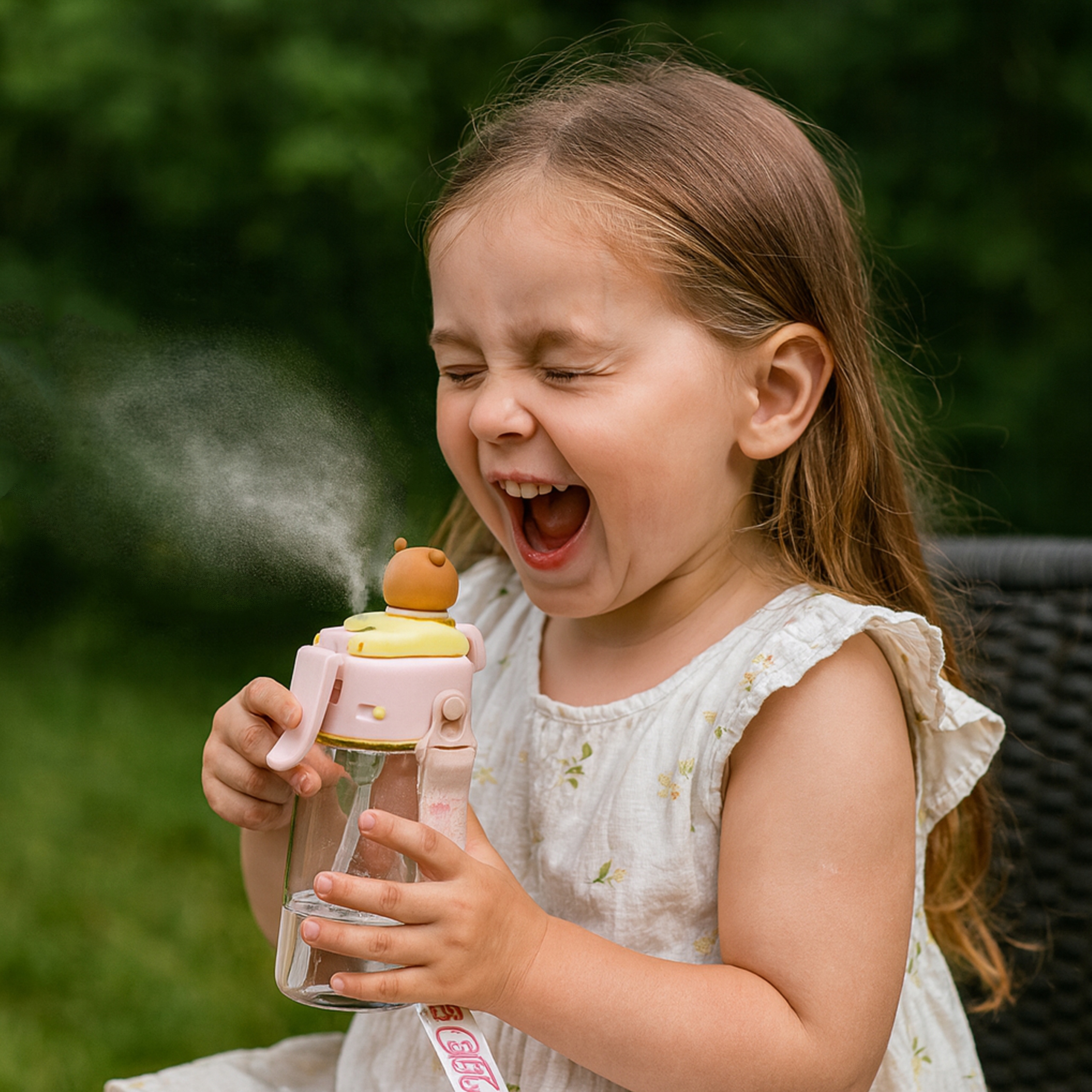 Vixo butelis vaikui 530 ml be BPA su dirželiu