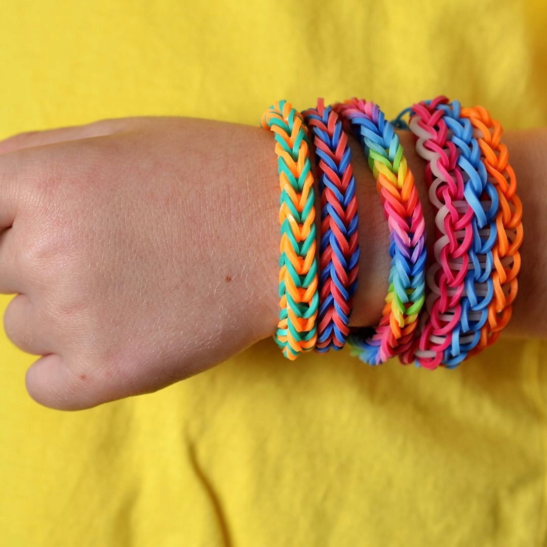 Gumų rankginių rinkinys loom bands 1500 vnt