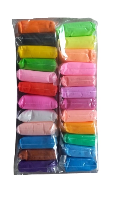 POLYMER PLASTICINE SENSO PUTO MOLIS JAUTINIS MASĖS RINKINYS iš 24