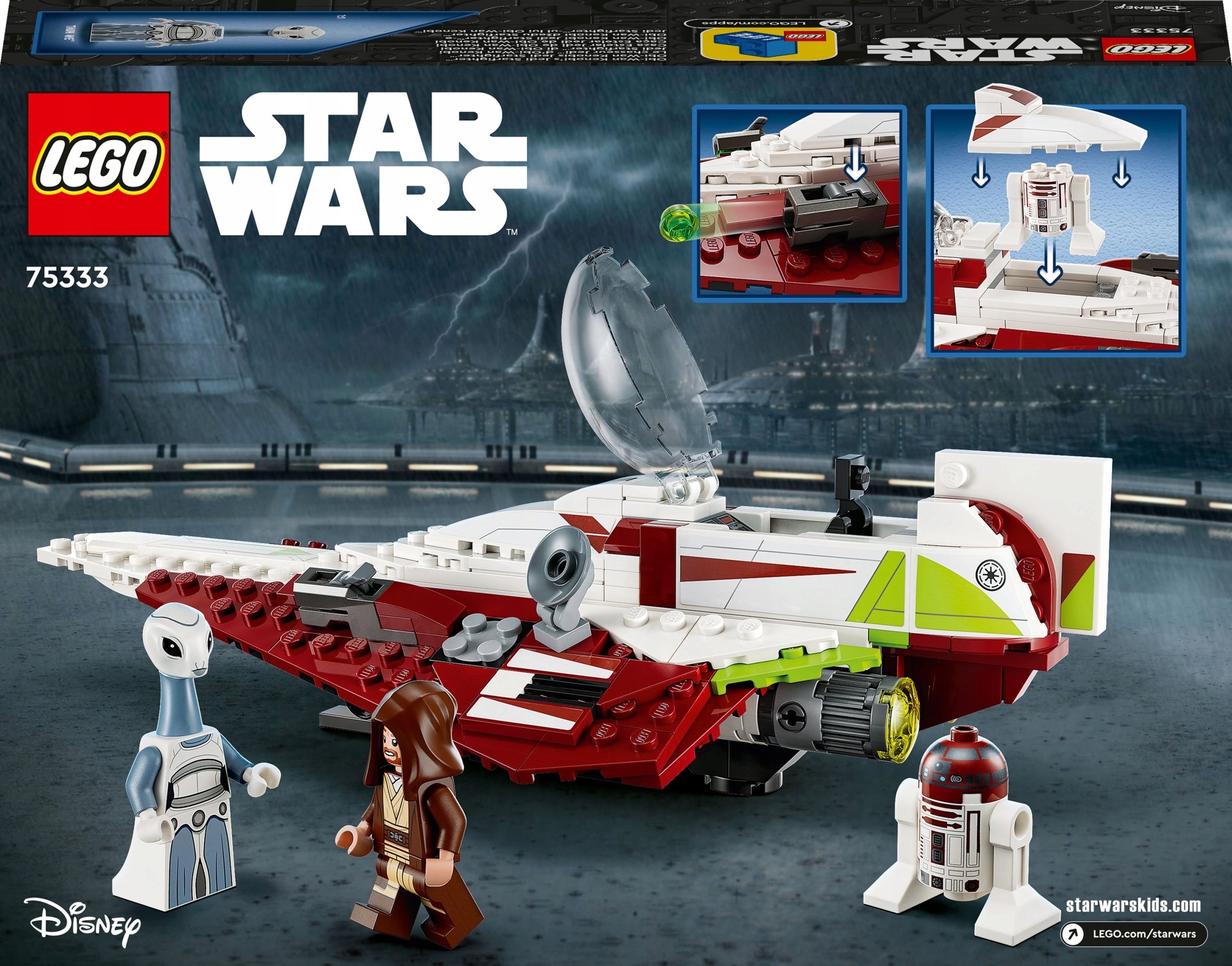 LEGO – Žvaigždžių karai Obi-Wan's Jedi Fighter 75333