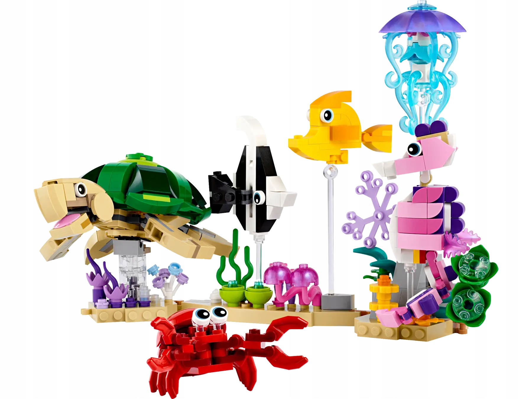 LEGO Creator 31158 jūros gyvūnai, 3 modeliai