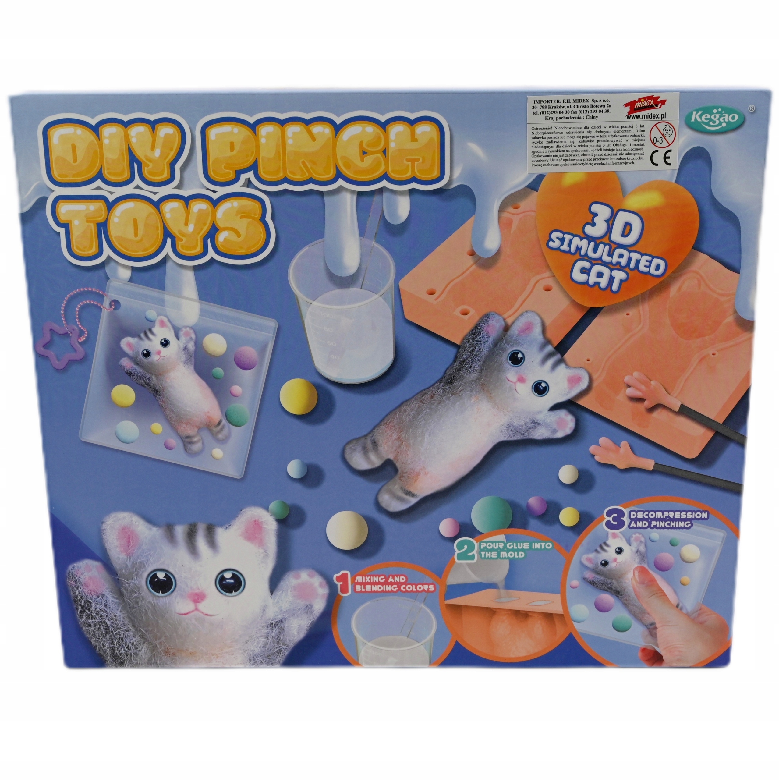Midex didelis slime ir squishy rinkinys DIY