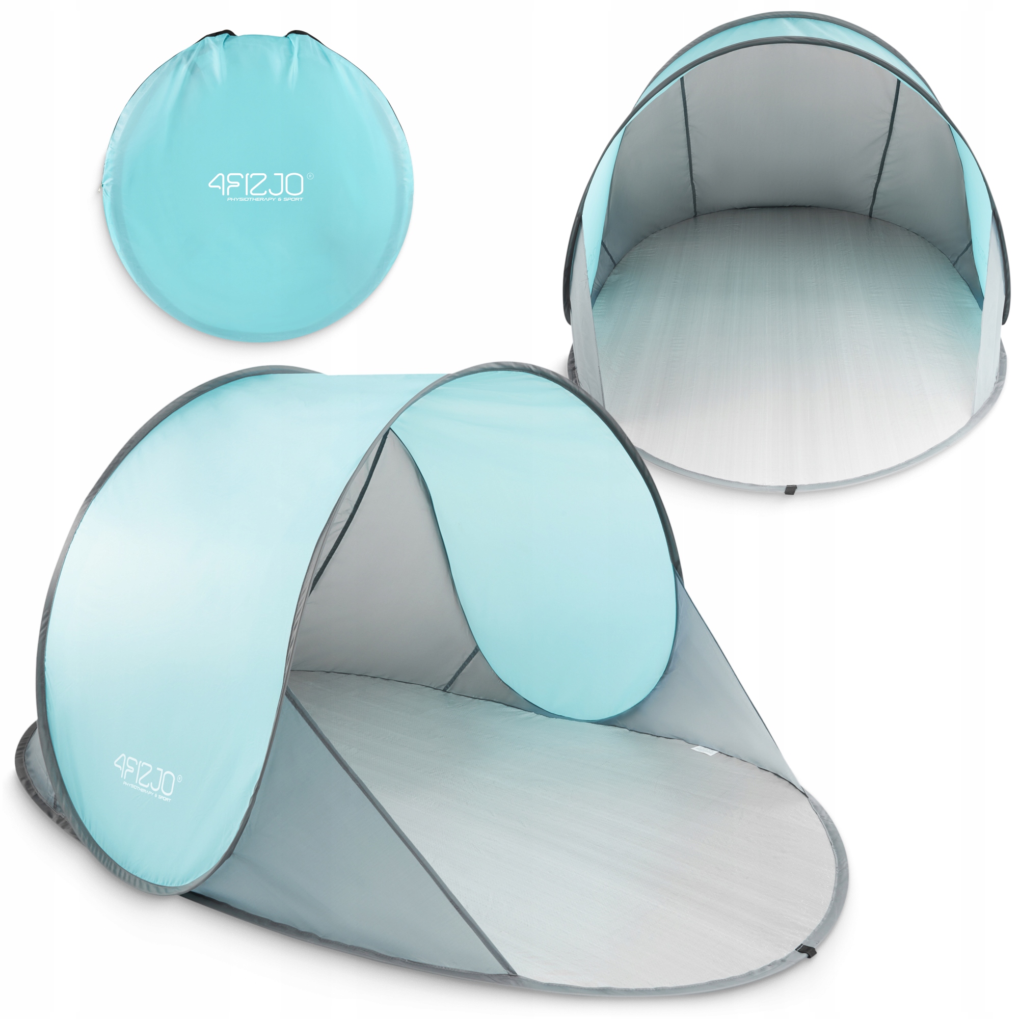 BEACH TENT NEŠIMAS EKRANAS PAPLŪDŽIO SODO APSAUGINIUI 200 CM
