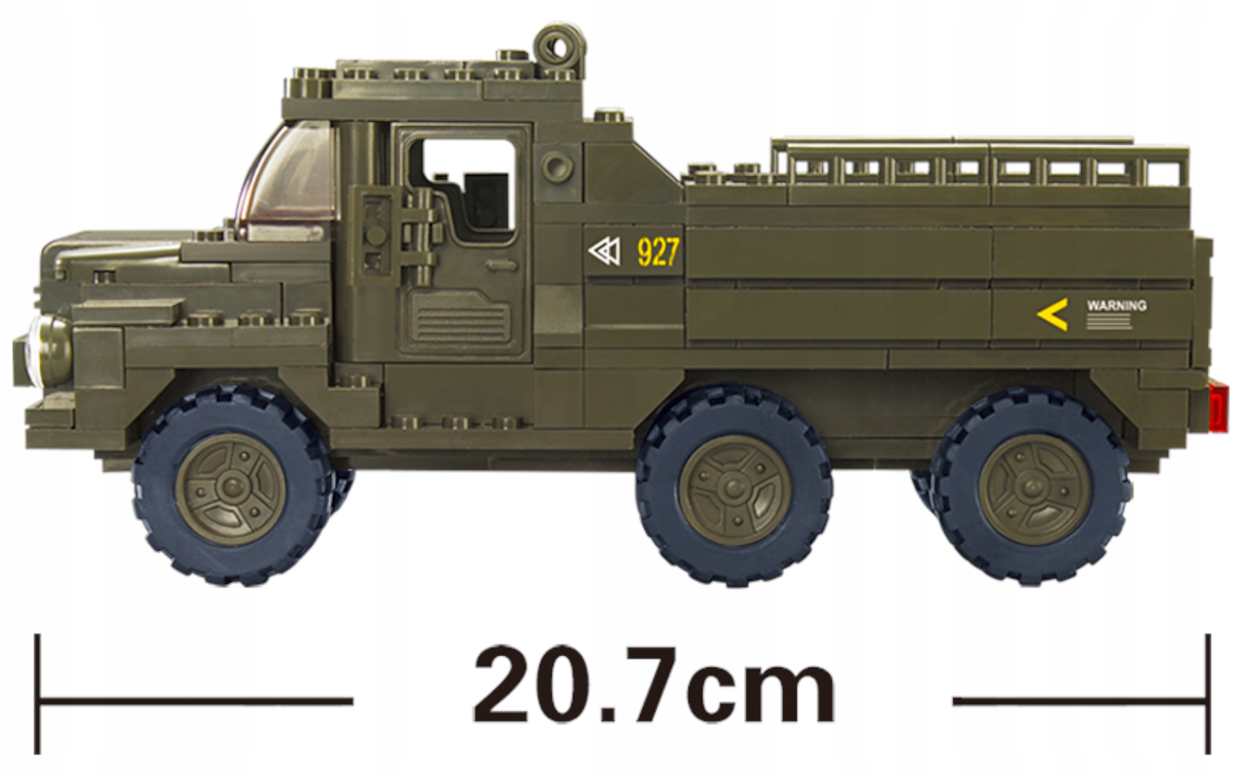 Plytelės AMERICAN TRUCK M939 MILITARY TRANSPORTER Kariai + 2X LEGO ginklai