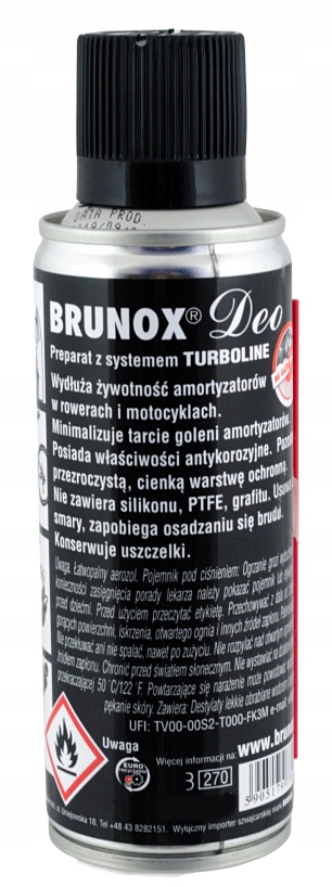 Brunox DEO šveicariškas amortizatoriaus tepalas 100 ml