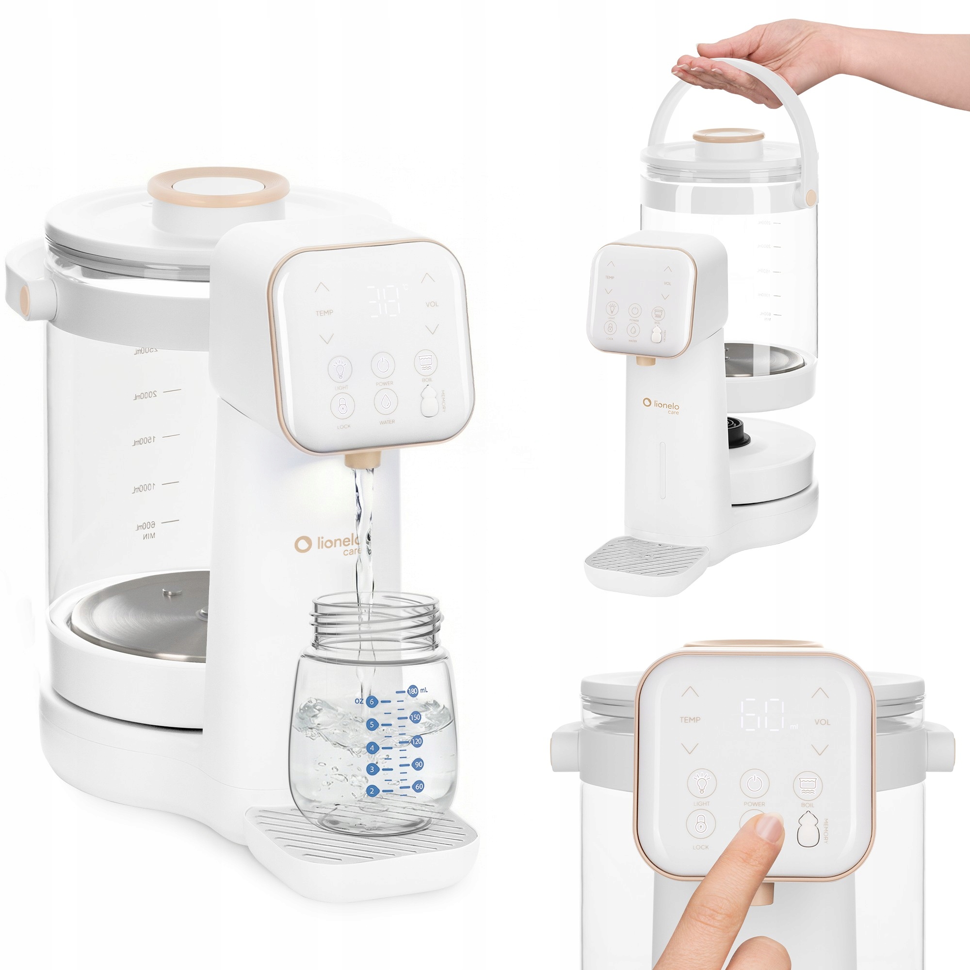 Lionelo Babypresto 2.0 pieno šildytuvas