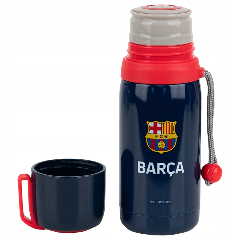 Termosas su puodeliu Barcelona Barca berniukams 350 ml su Kite rankena