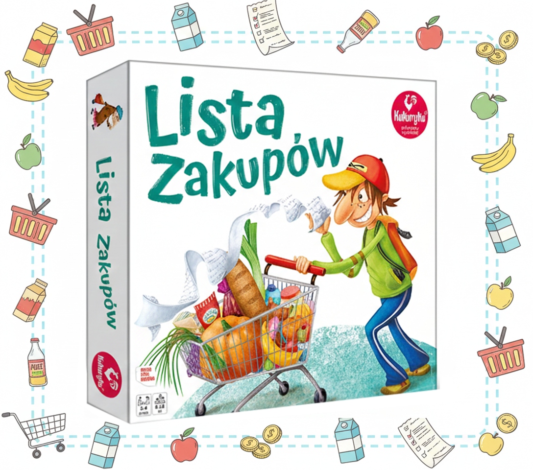 Kukuryku žaidimas pirkinių sąrašas