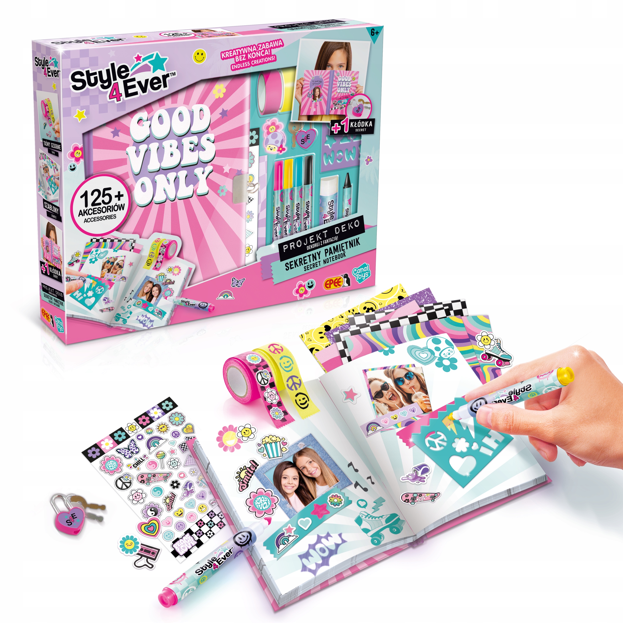 Epee Projekt Deko slaptas dienoraštis scrapbooking