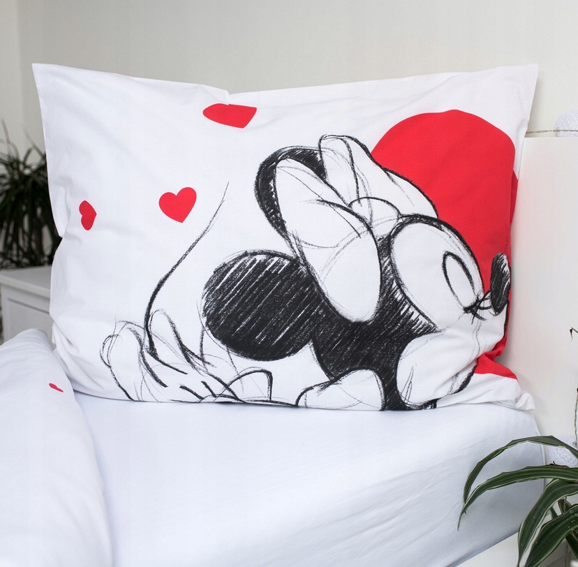 Patalynė MICKEY MOUSE MICKEY DISNEY medvilninė antklodė 140x200 pagalvė 70x90cm