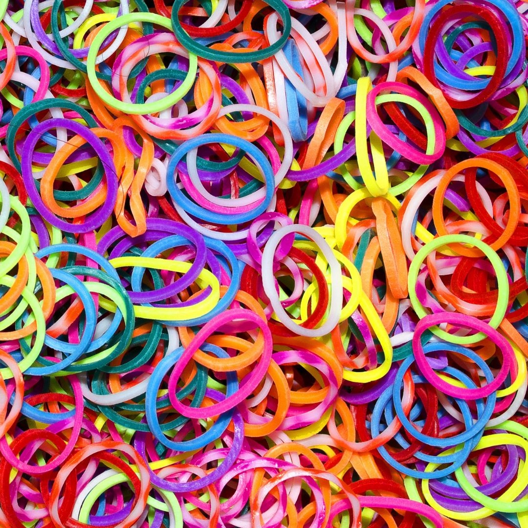 Gumų rankginių rinkinys loom bands 1500 vnt
