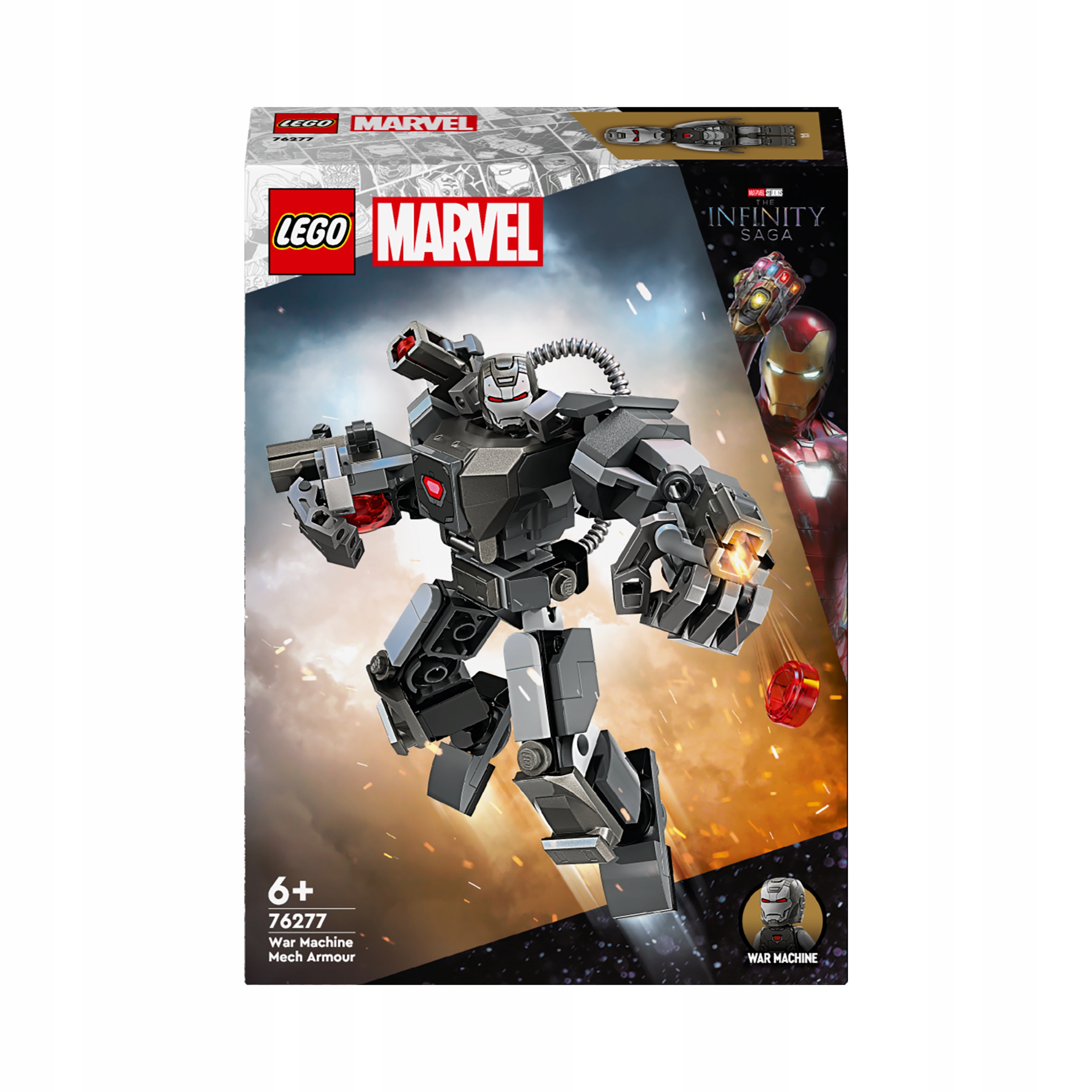 LEGO Marvel Super Heroes War Machine mechaninė šarvai 76277