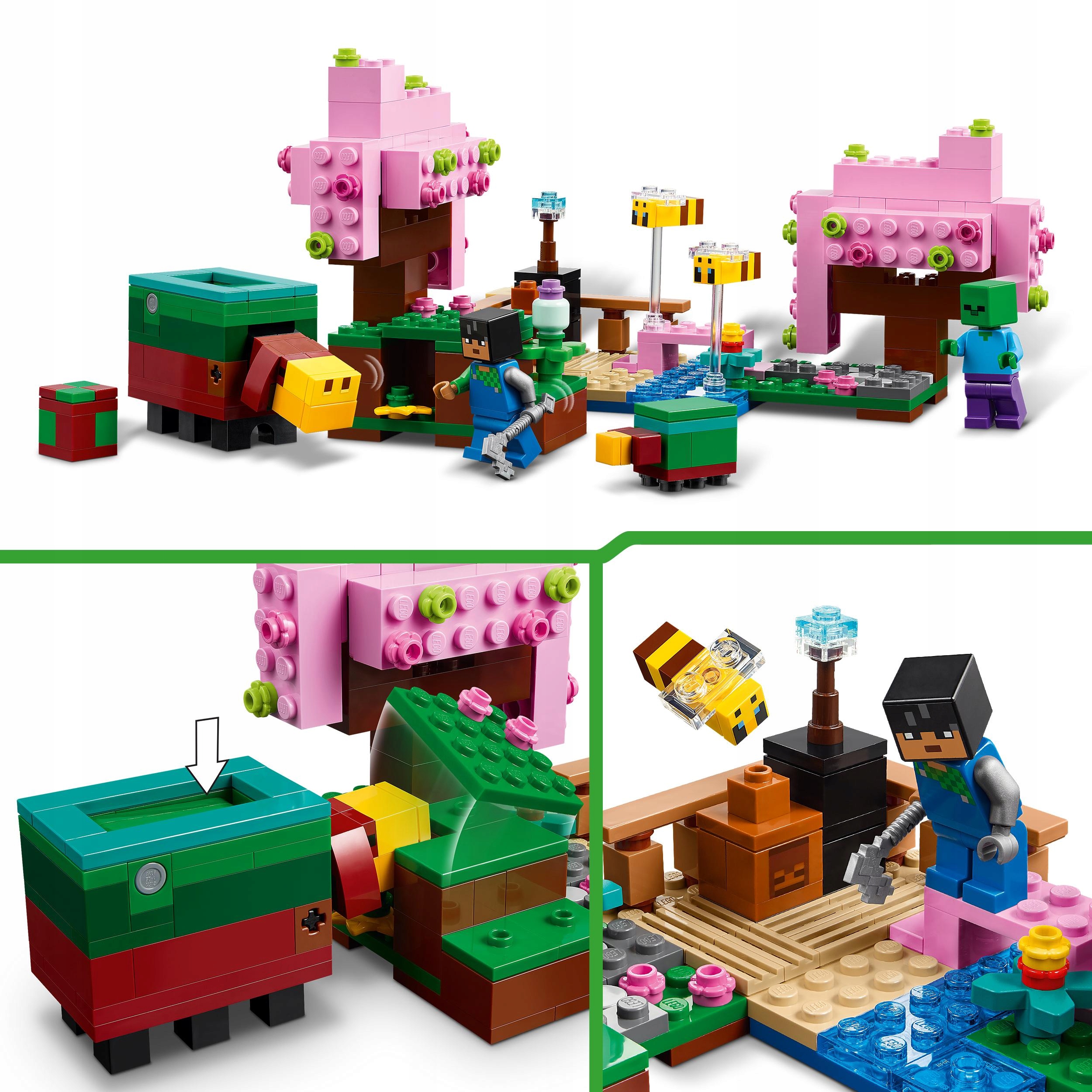 21260 LEGO MINECRAFT CHERRY GARDEN dovanų rinkinys vaikiškoms kaladėlėms