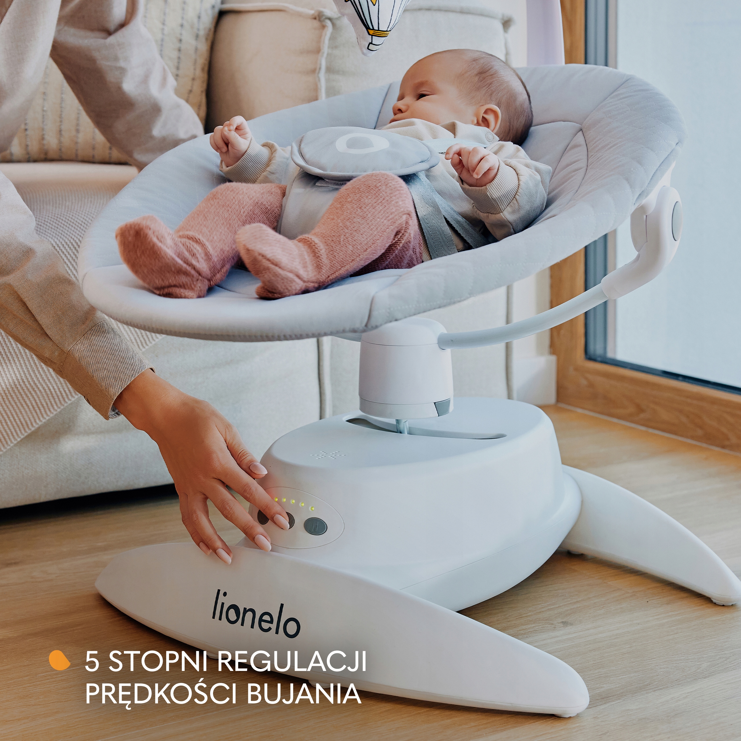 Lionelo Iris elektrinė supama-gulėjimo pakliūnė 0-9 kg