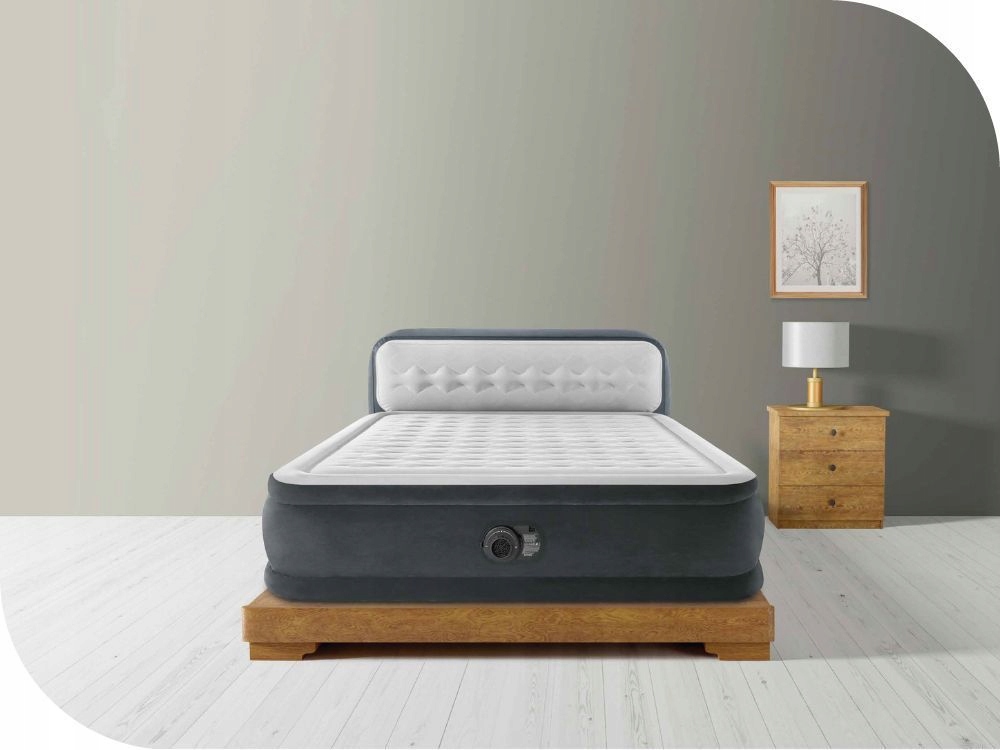 Intex dmuchanas lovas su pompa 230V