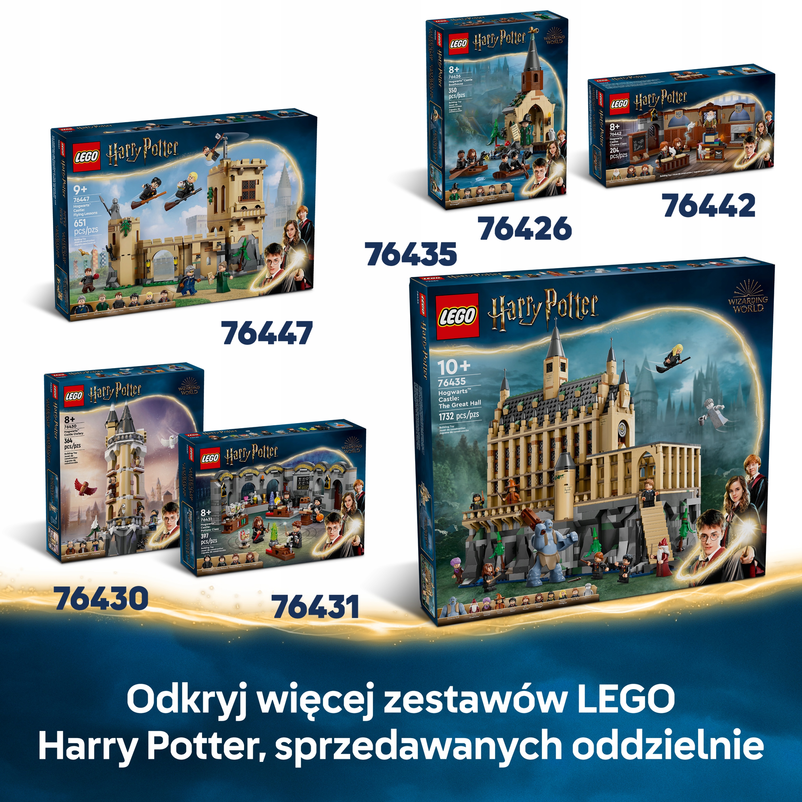 LEGO Harry Potter Hogvarto pilis 76442 užburtu pamokos