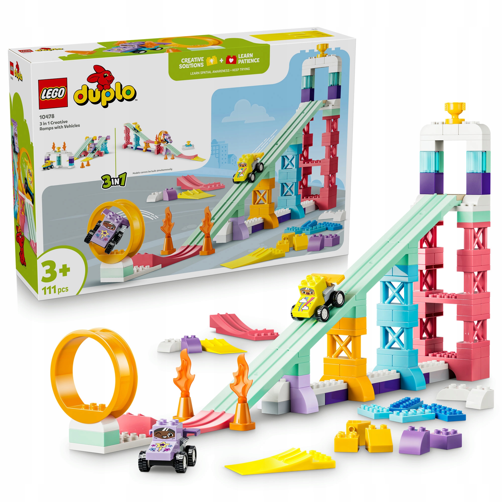 LEGO DUPLO Town 10478 kūrybiškos rampos