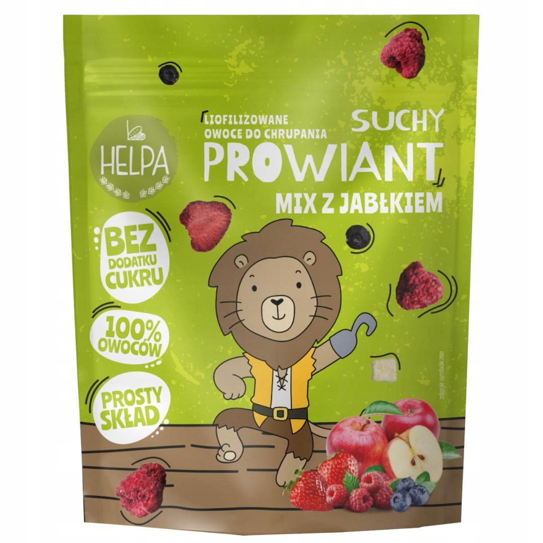 HELPA liofilizuoti vaisiai obuolys BIO 20 g