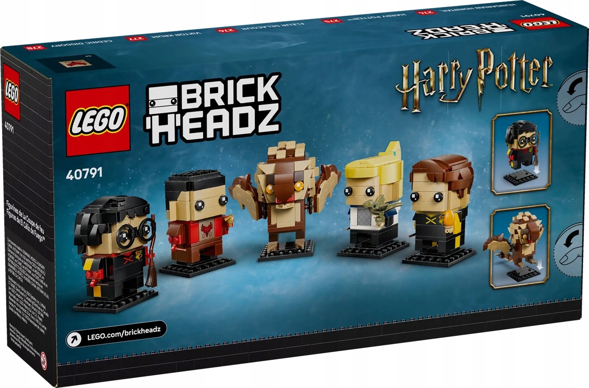 LEGO 40791 Hario Poterio BrickHeadz Ugnies figūrėlių taurė Ugnies taurė NAUJIENA